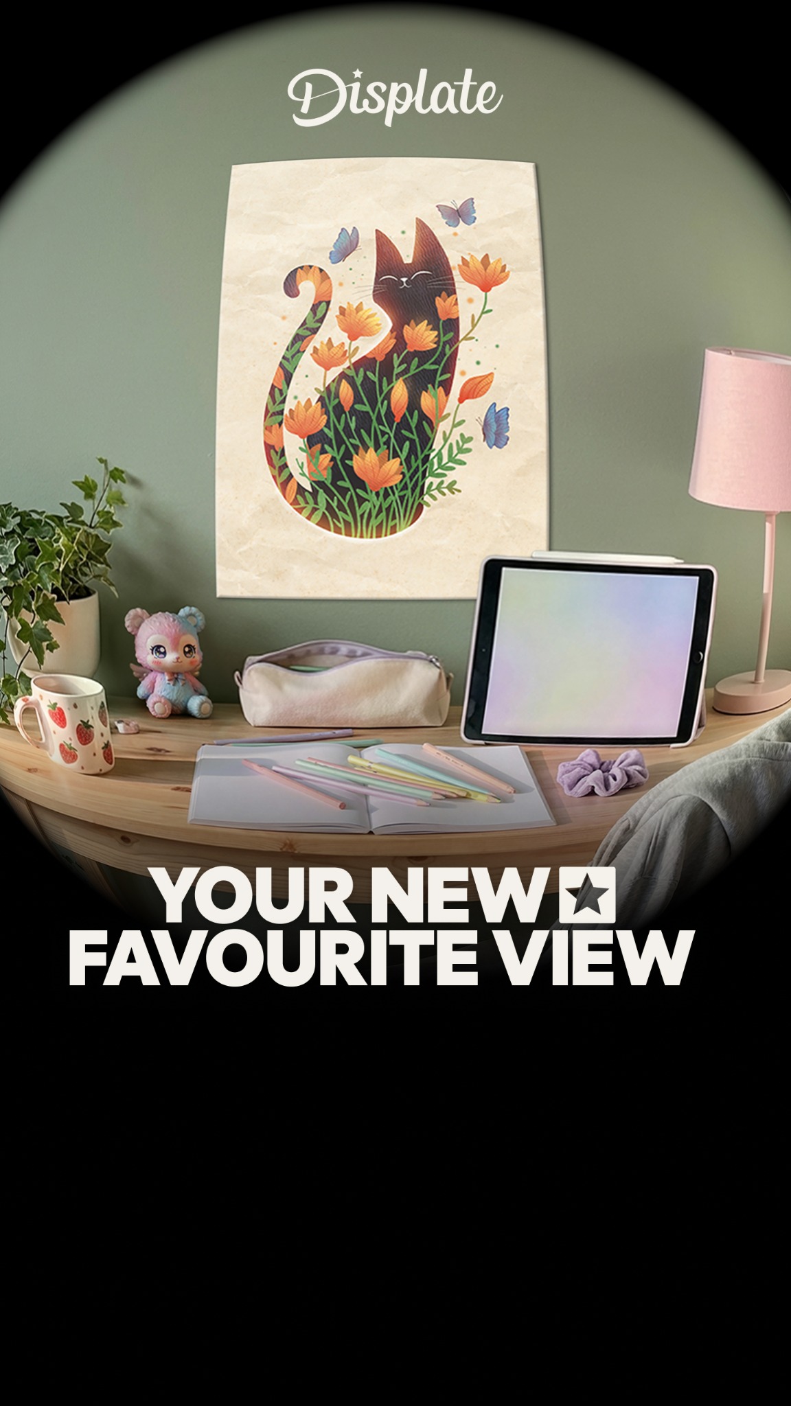 Displate Facebook ad