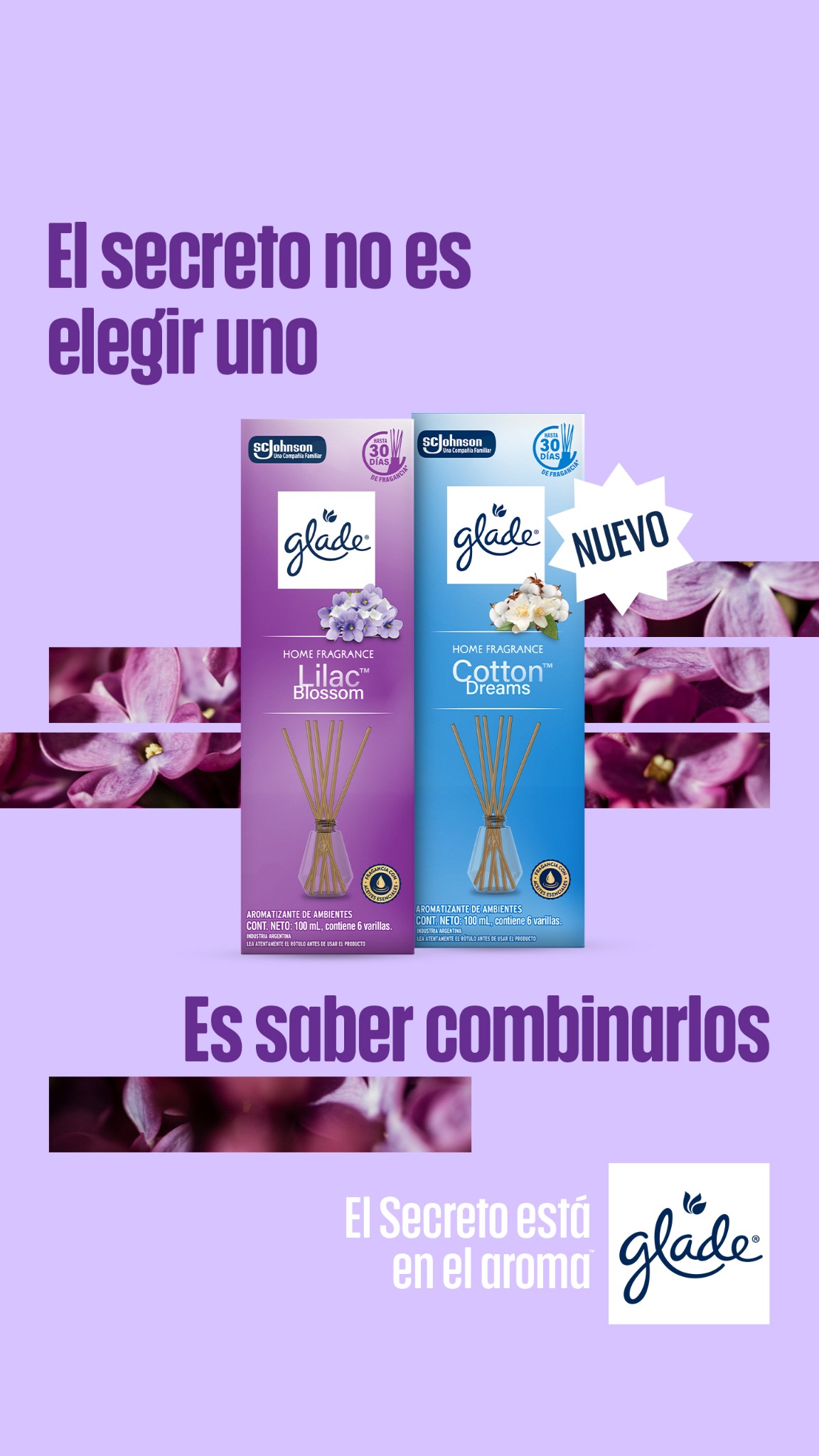 Glade Uruguay Facebook ad from Jul 8, 2026