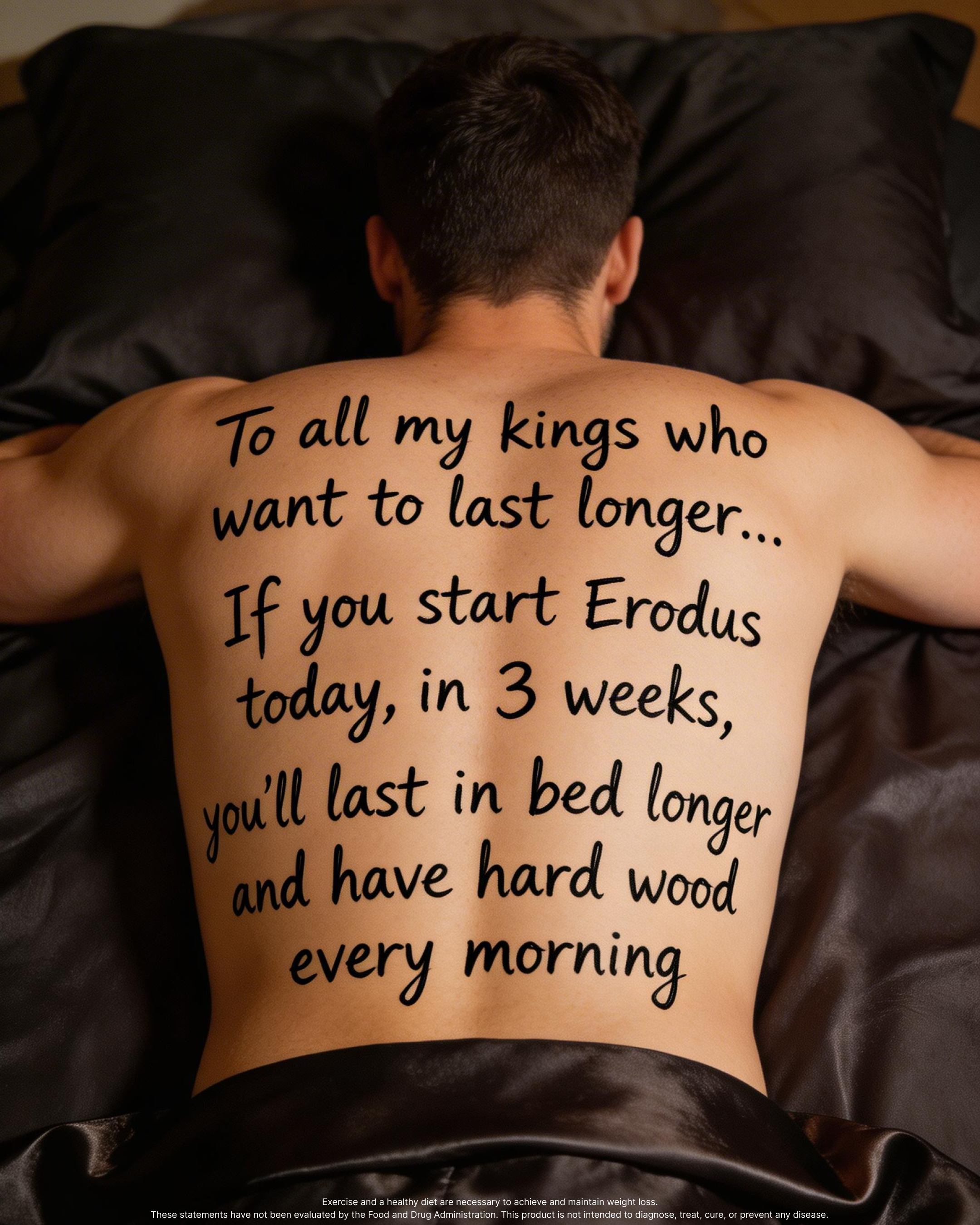Erodus Formula For Men Facebook ad