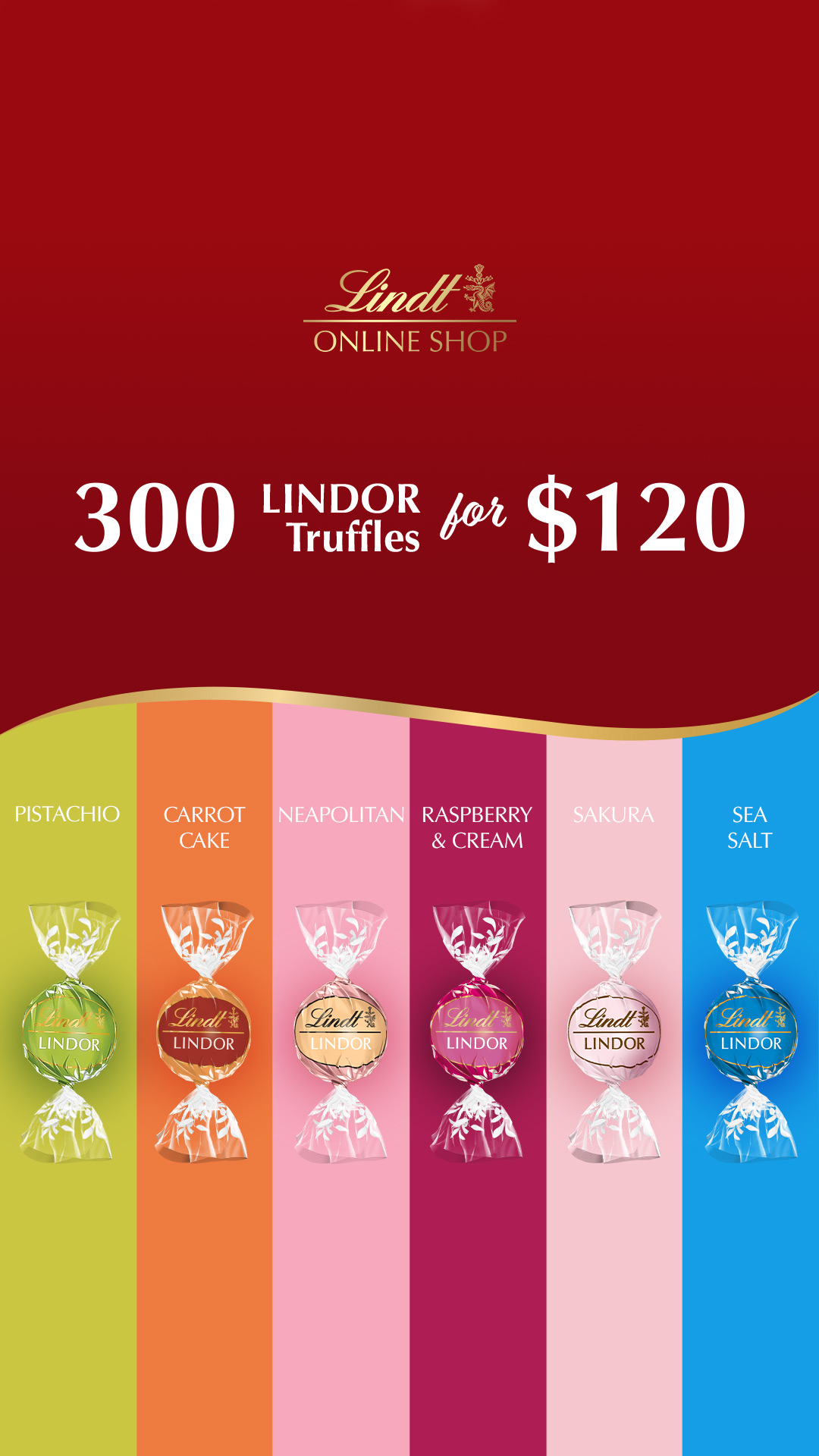 Lindt Facebook ad