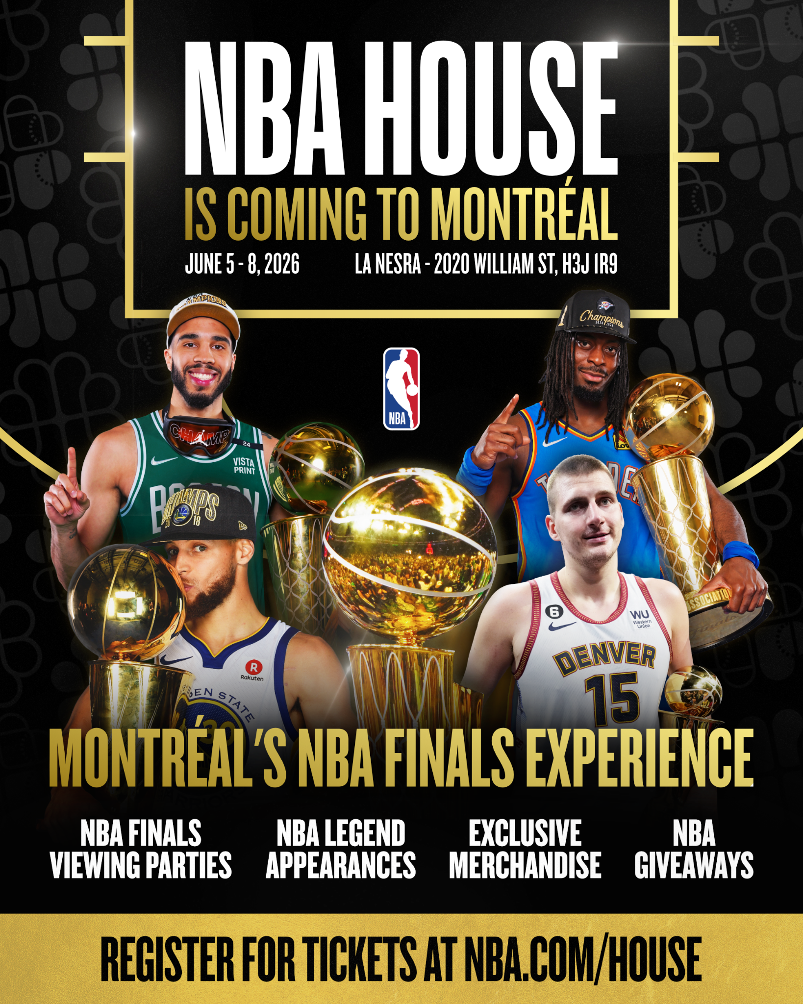NBA Canada Facebook ad: NBA House Montréal 2026 | NBA Finals Fan Experience