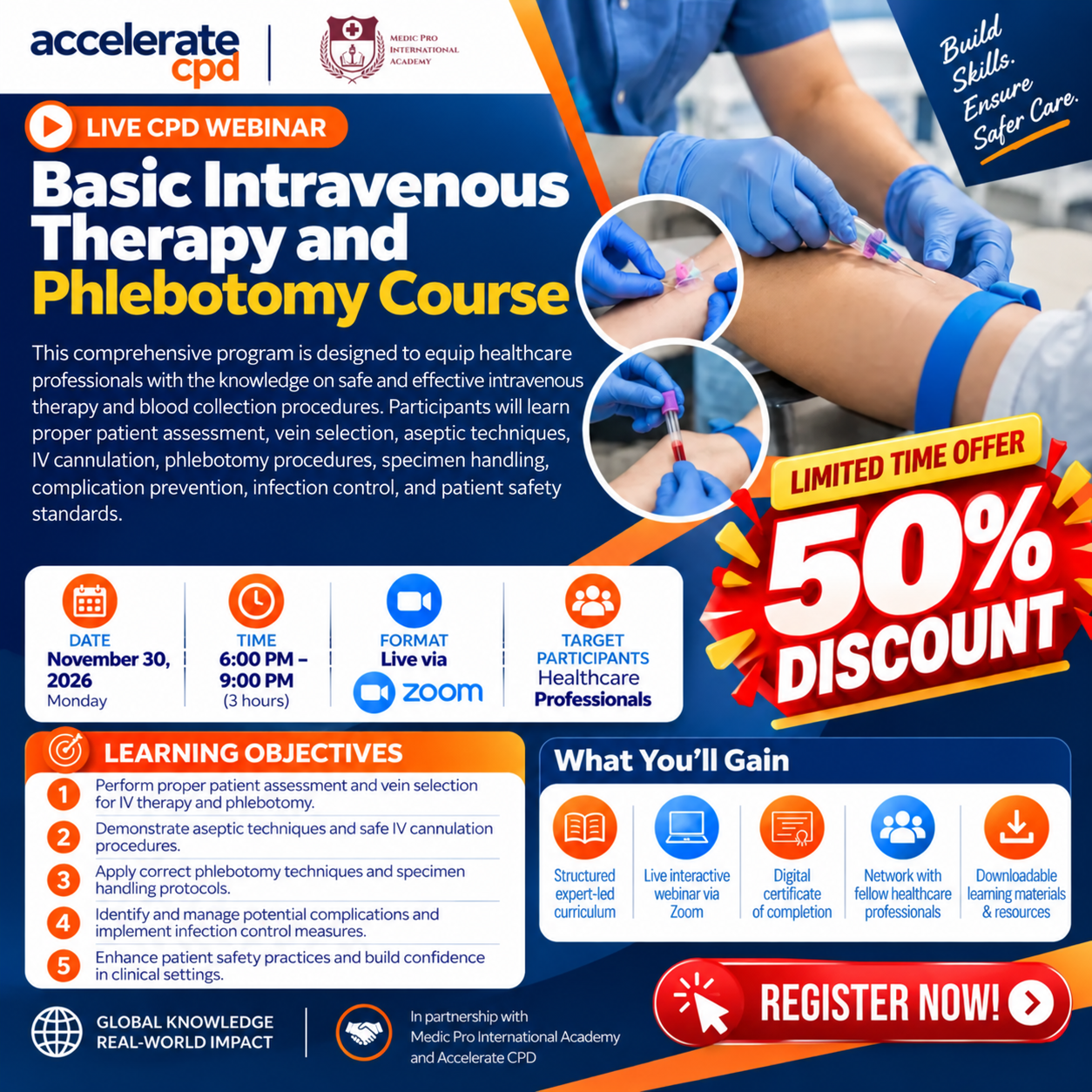 Accelerate CPD Facebook ad: 𝗟𝗜𝗠𝗜𝗧𝗘𝗗-𝗧𝗜𝗠𝗘 𝗢𝗙𝗙𝗘𝗥! 𝟓𝟎% 𝗢𝗳𝗳 𝗪𝗛𝗘𝗡…