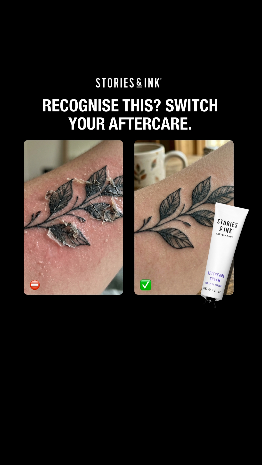 Stories & Ink Facebook ad
