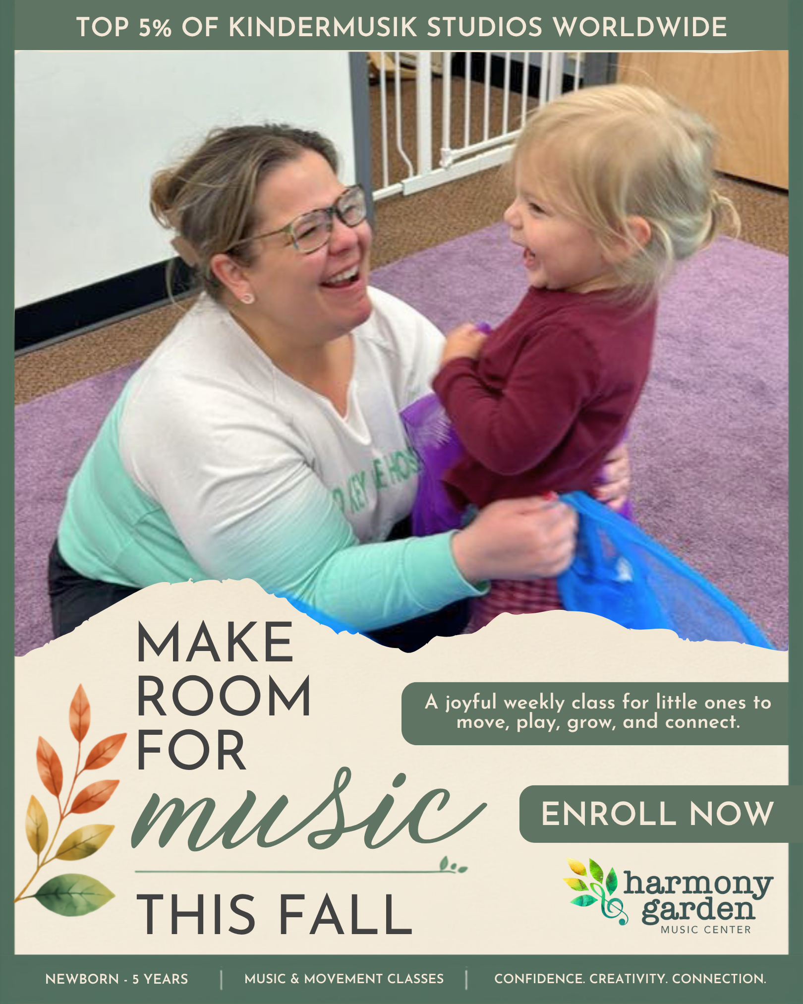 The Harmony Garden Music Center Inc Facebook ad: Discover more