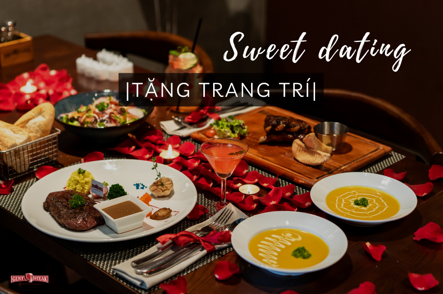 Gent Steak Facebook ad: ĐỂ BUỔI HẸN THÊM HOÀN HẢO