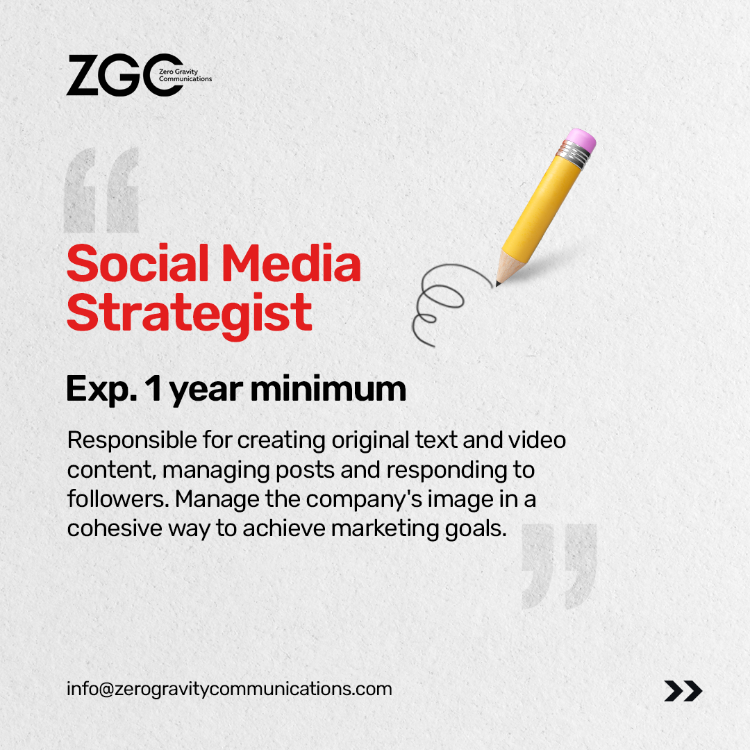 Zero Gravity Communications Facebook ad
