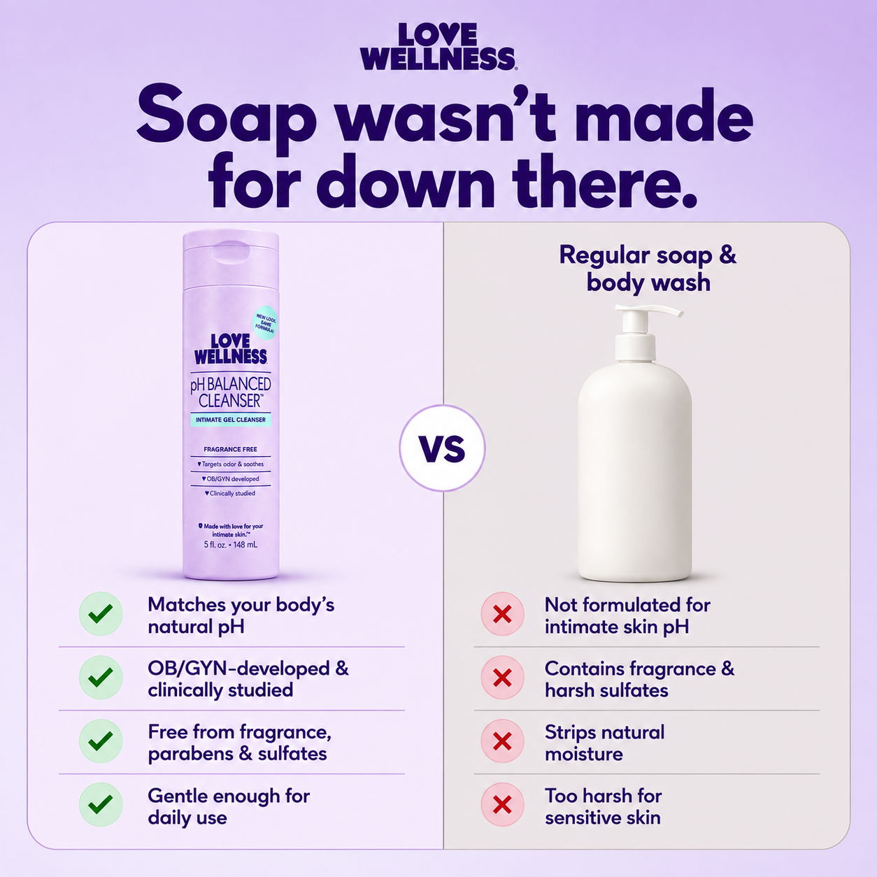 Love Wellness Facebook ad