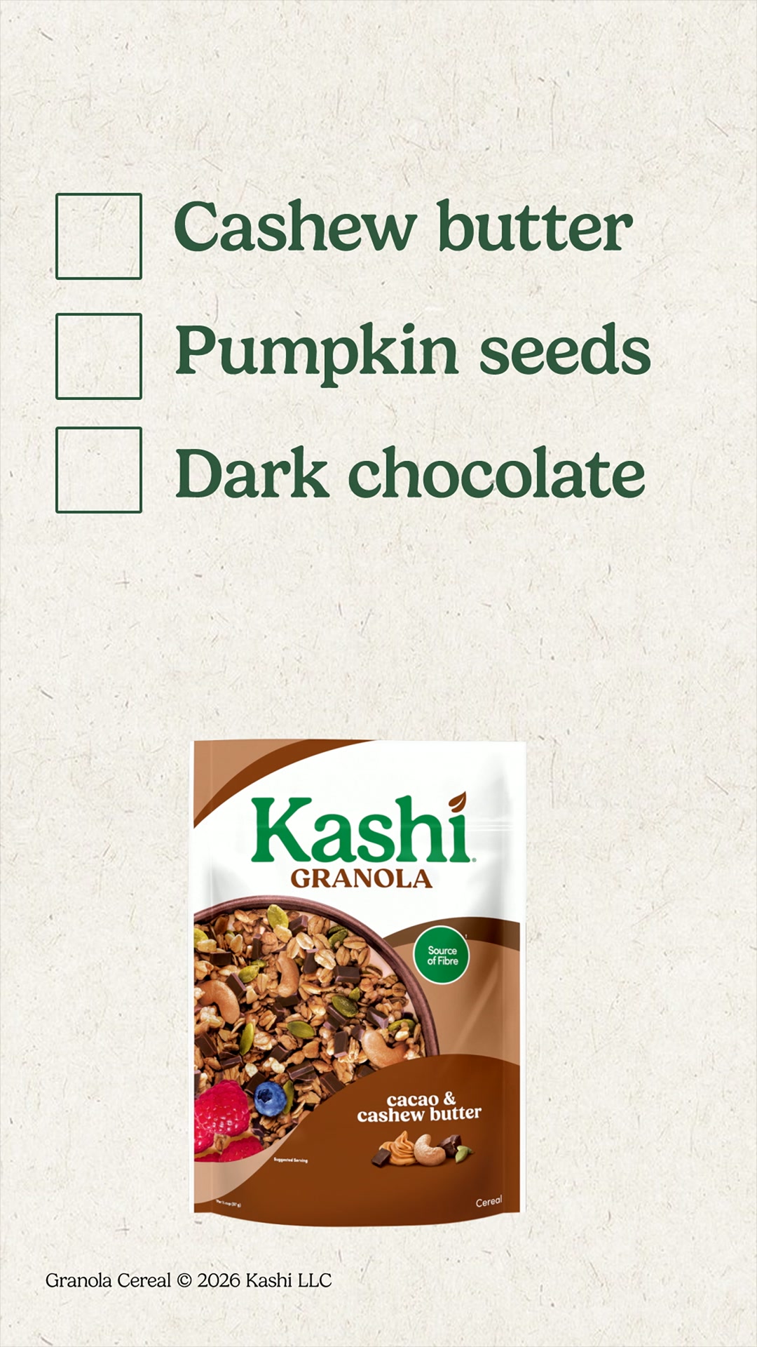 Kashi Canada Facebook ad from Sep 1, 2026