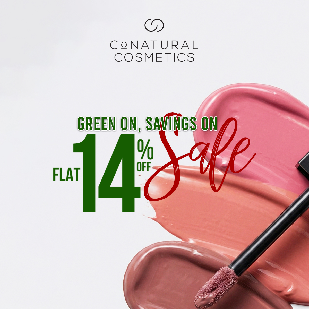 Conatural Cosmetics Facebook ad: Go on, add to cart