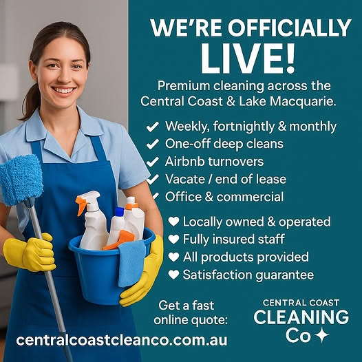 Central Coast Cleaning Co Facebook ad