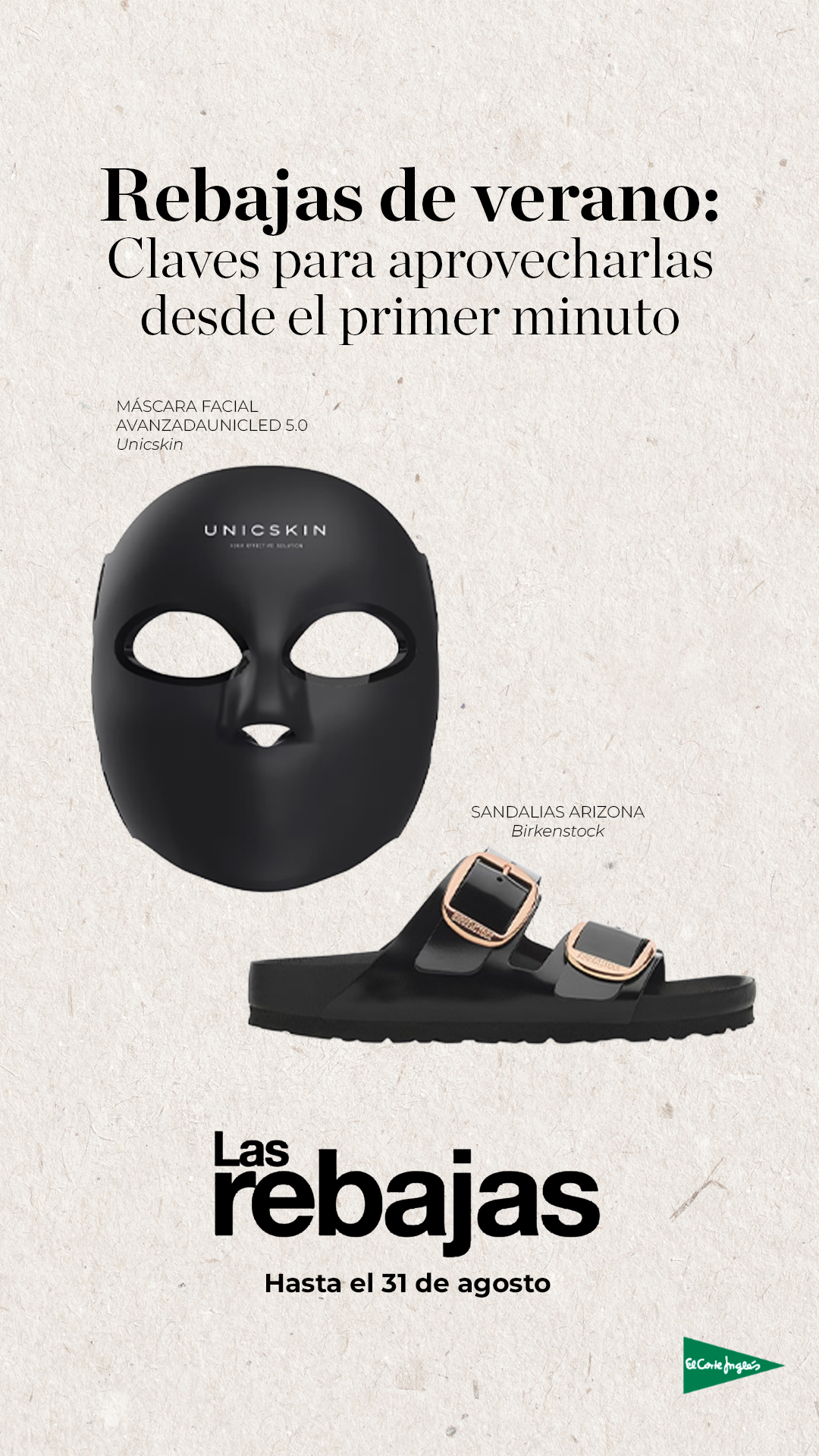 El Corte Inglés Facebook ad