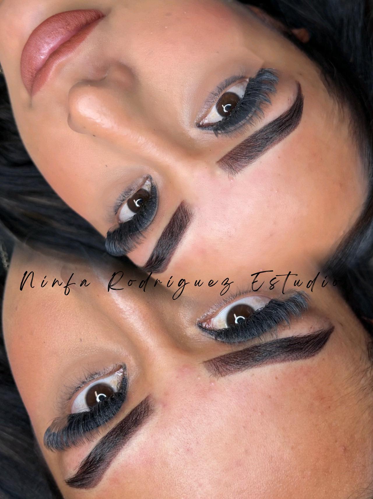 Ninfa Rodriguez Estudio Facebook ad: Powder Brows perfectas para una mirada más definida…