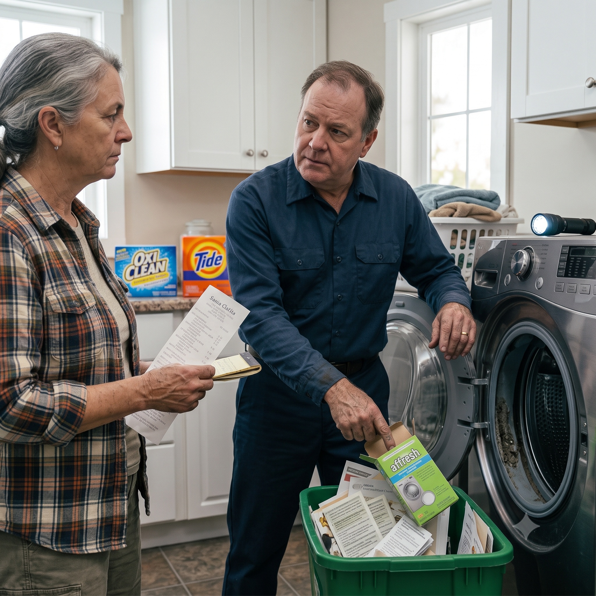 The National Home Laundry Association Facebook ad: The Repair Tech Looked At My Washer And Said, Get The Pet…
