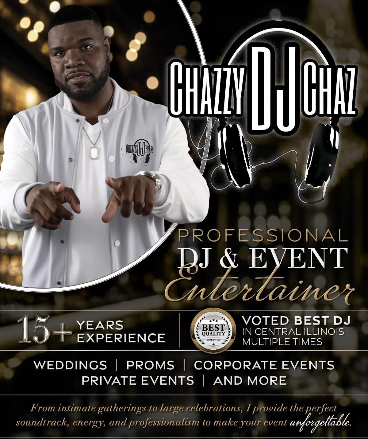 DJ ChazzyChaz Facebook ad: Home - Creativesouls DJ & Uplighting Rental