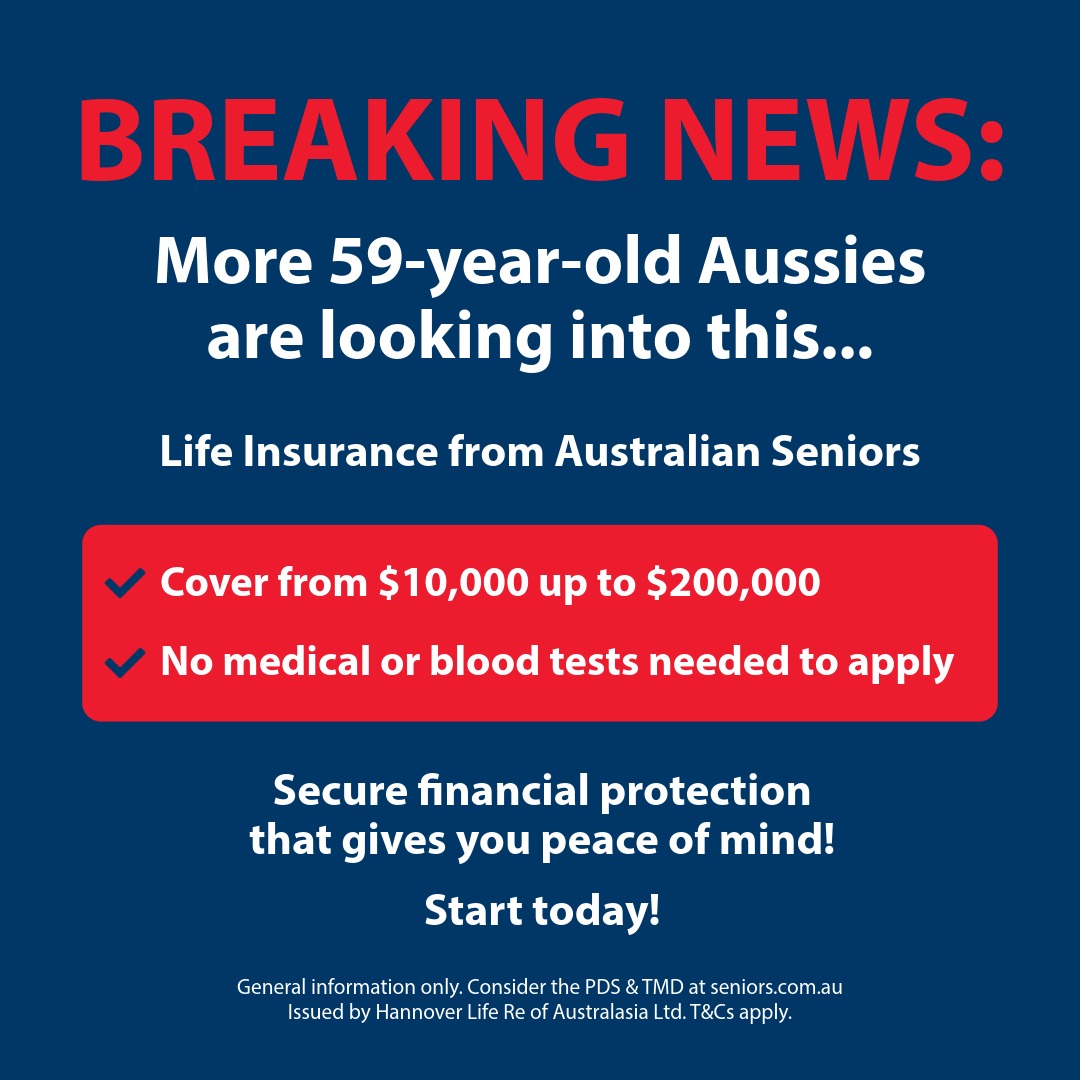 Australian Seniors Insurance Agency Facebook ad