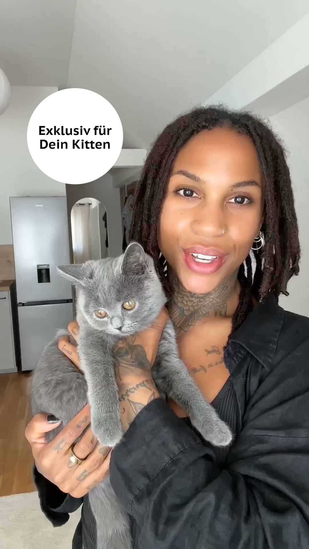 AGILA Haustierversicherung Facebook ad: Willkommenspaket für Dein Kitten