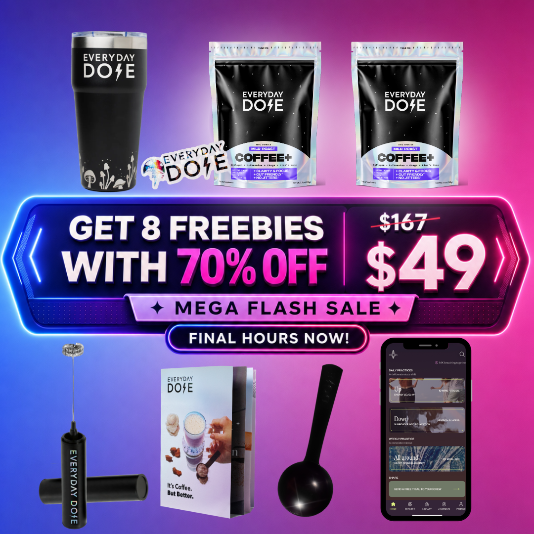 Everyday Dose Facebook ad: Pour Yourself Coffee That Does More