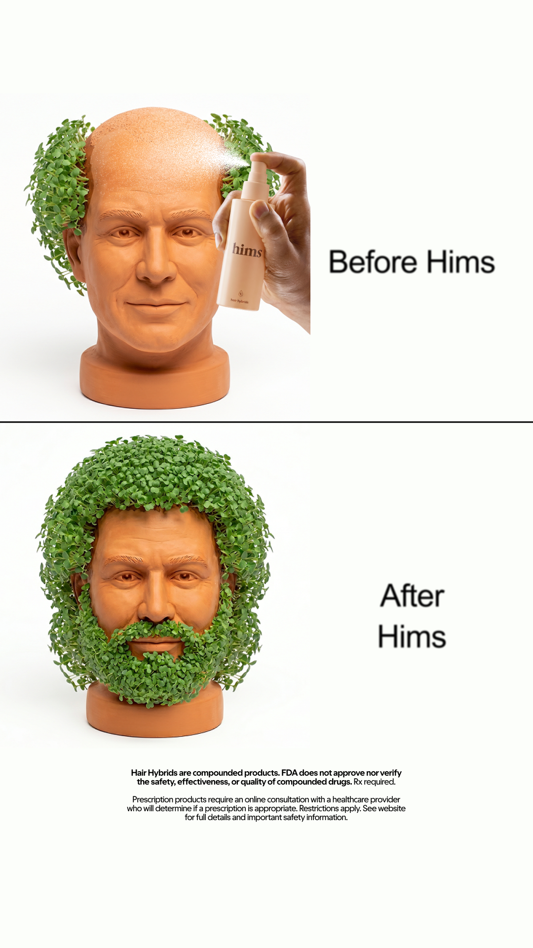 hims Facebook ad: Get Started Today