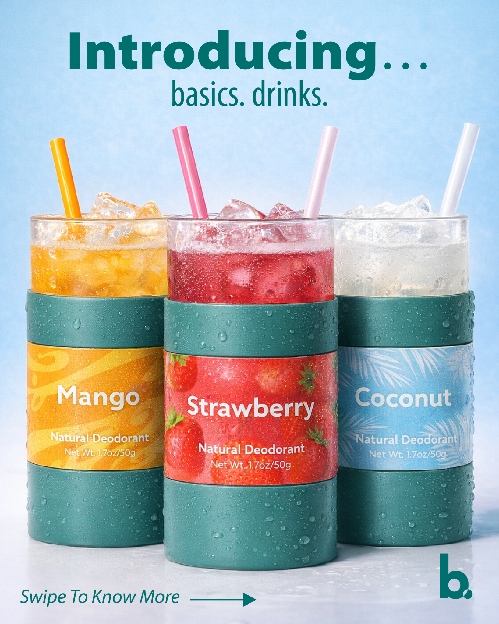 Basicsme Facebook ad: We do natural things… just not juice.