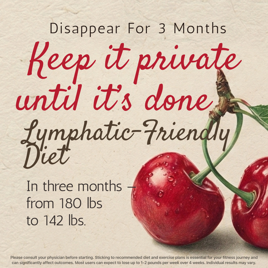 Lymphatic diet plan Facebook ad