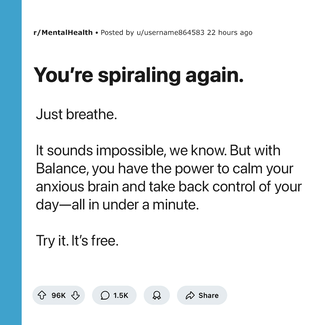 Balance: Meditation & Sleep Facebook ad