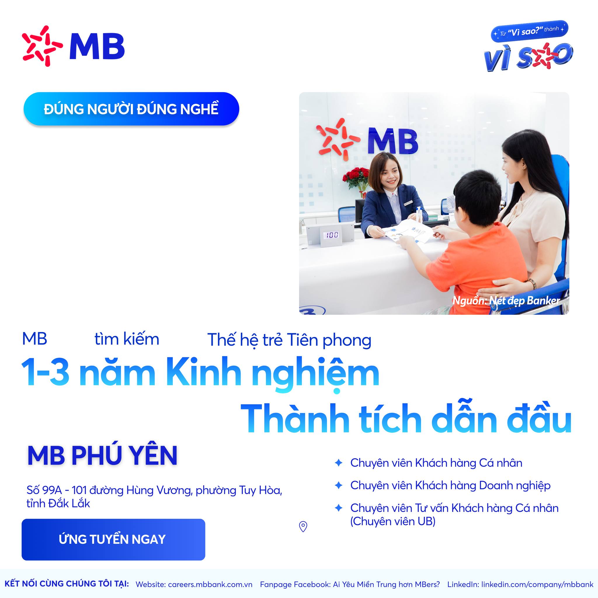 Ai Yêu Miền Trung hơn MBers? Facebook ad: [ĐÚNG NGƯỜI ĐÚNG NGHỀ TẠI MB PHÚ YÊN]