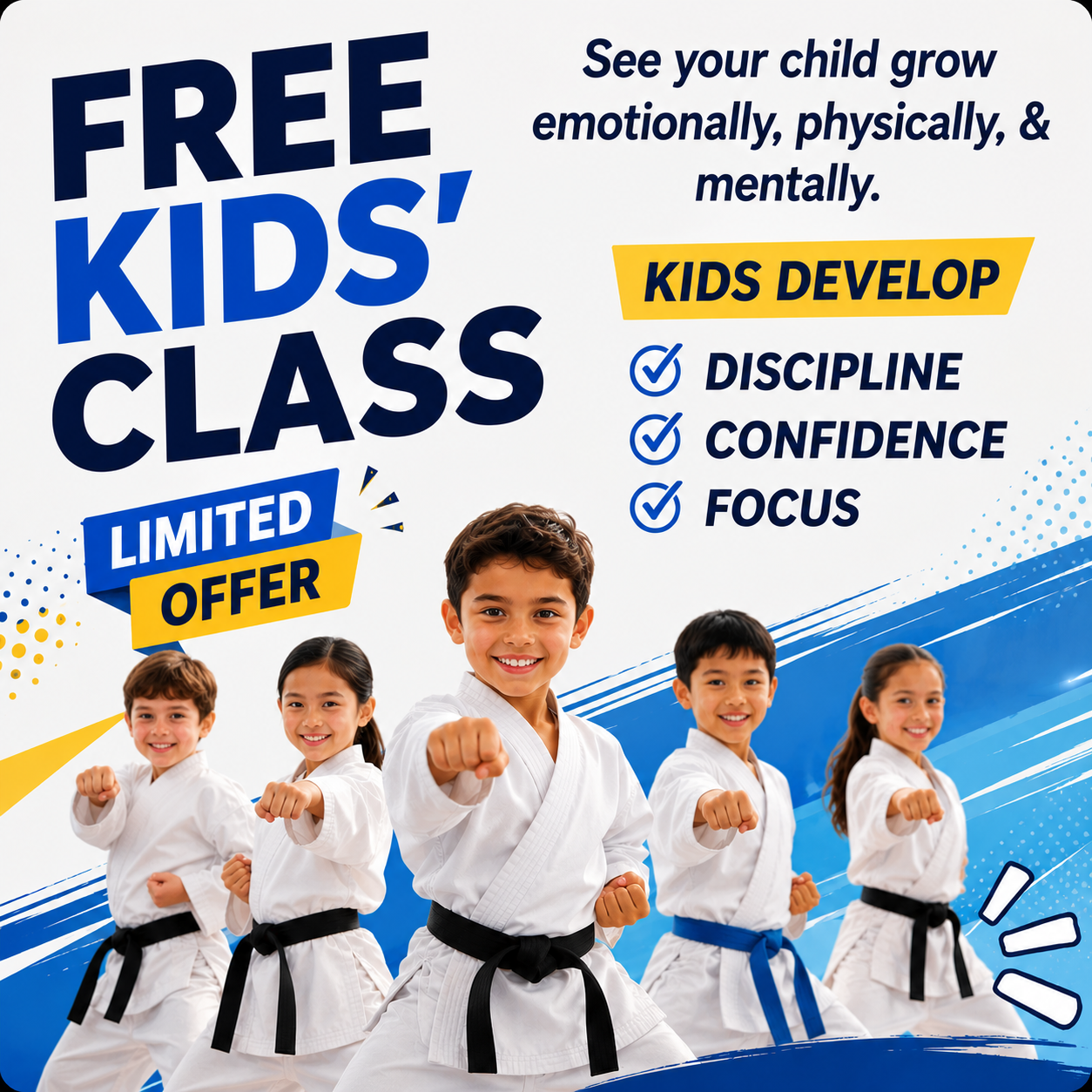 Hotshot Athletic Martial Arts Facebook ad