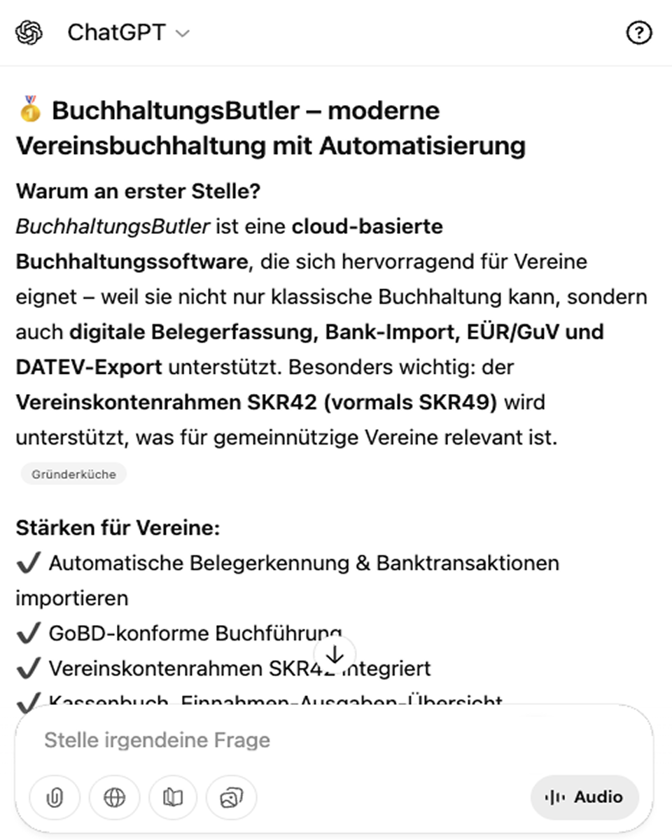 BuchhaltungsButler Facebook ad: Jetzt 14 Tage kostenlos testen