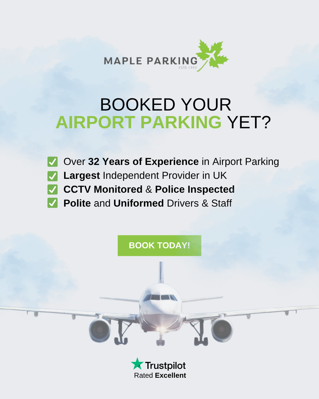 Maple Parking Facebook ad