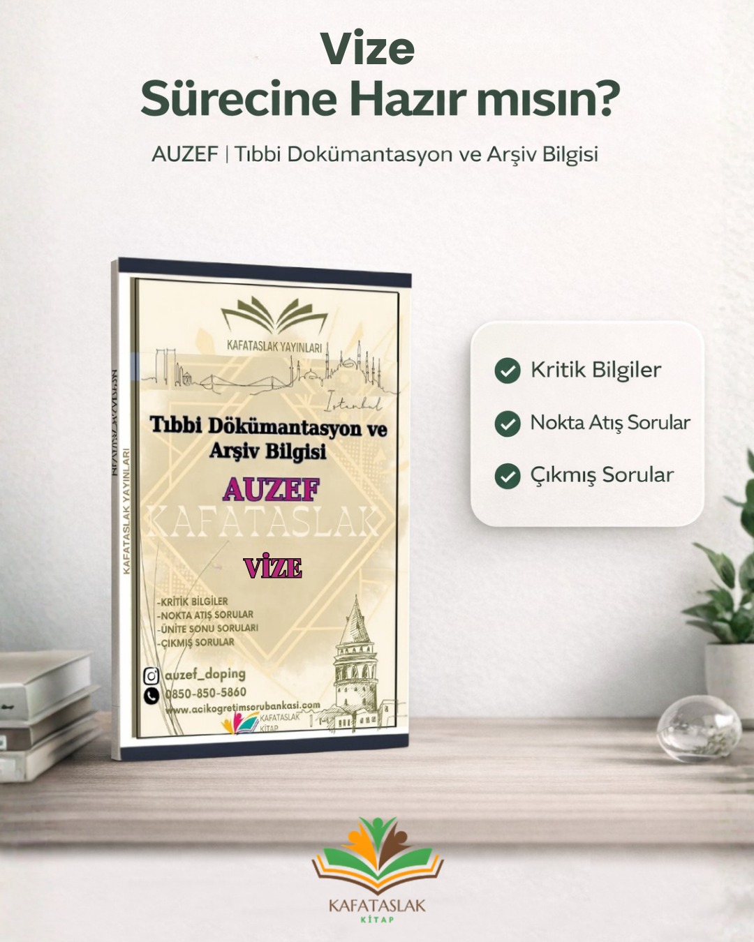 AUZEF Doping Facebook ad: AUZEF Tıbbi Dokümantasyon