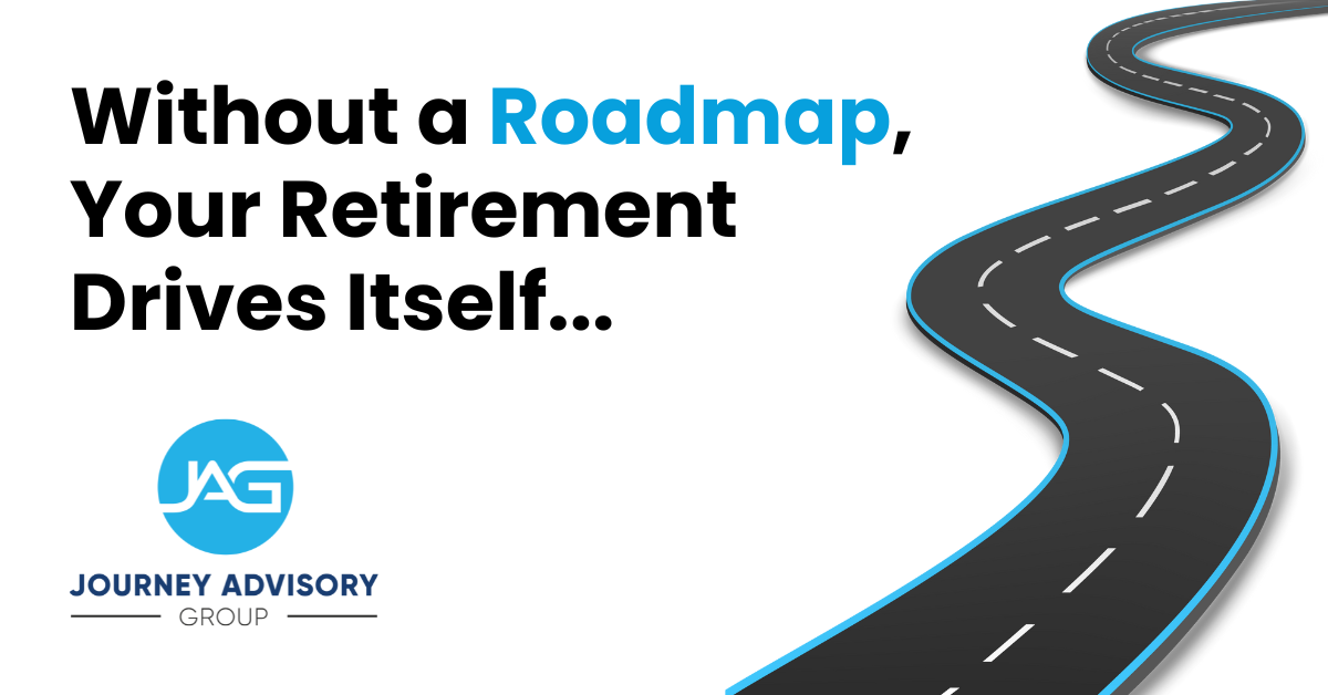 Journey Advisory Group Facebook ad: Are You on the Right Road to Retirement? Find Out in 3…