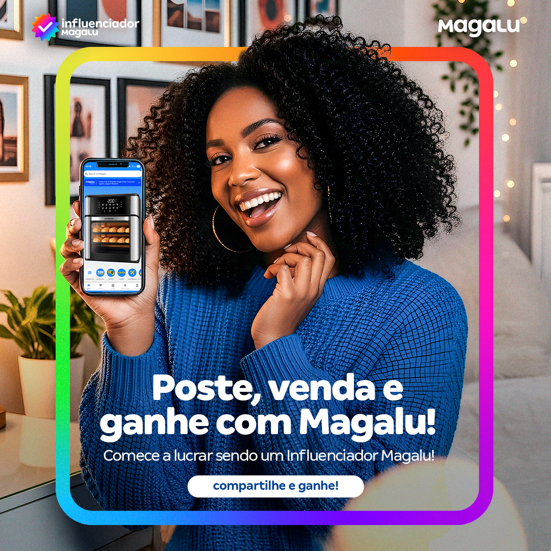 Influenciador Magalu Facebook ad from Nov 14, 2025