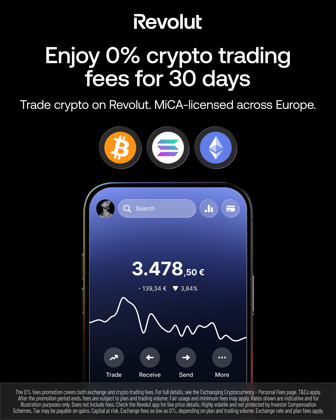 Revolut Facebook ad