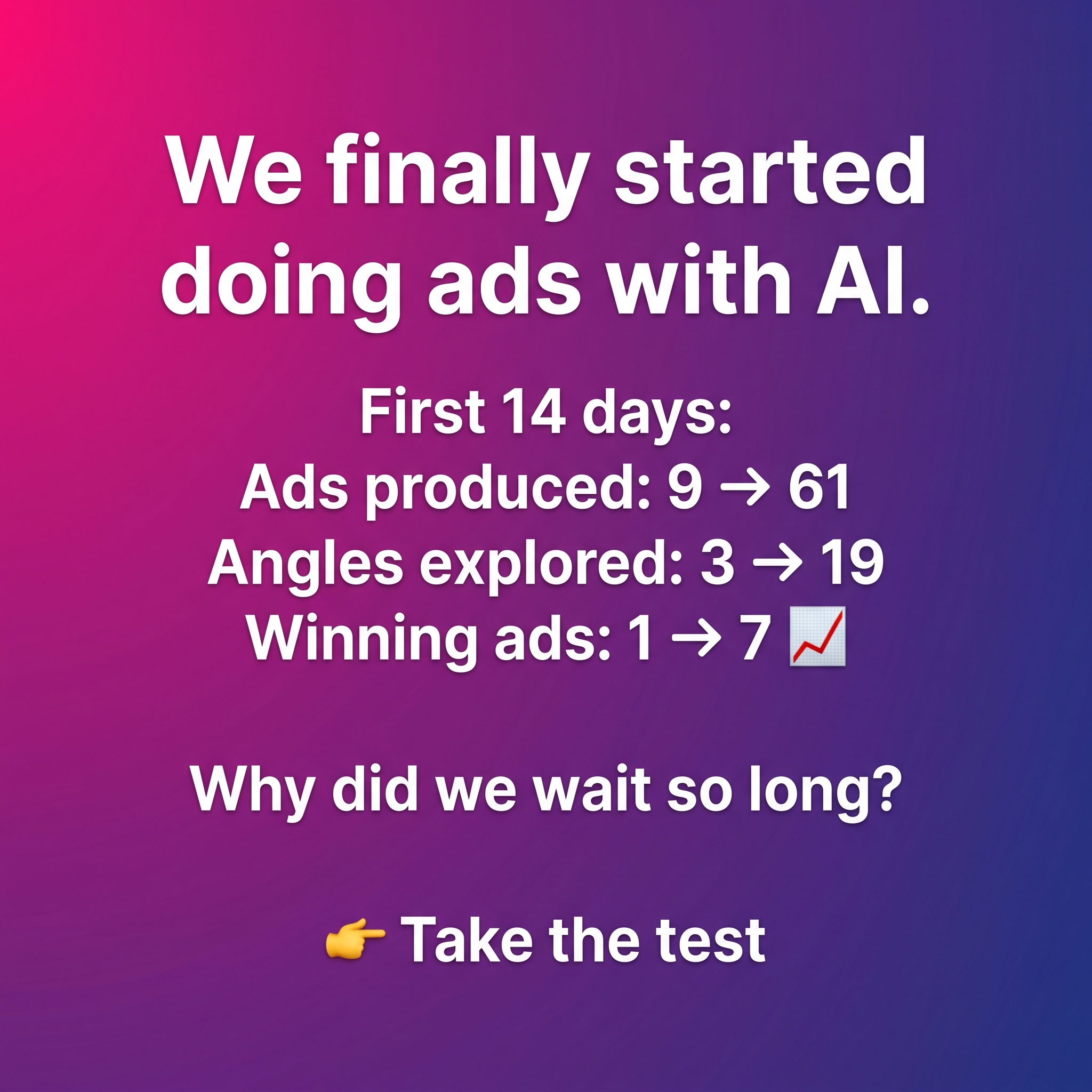 trycrush.ai Facebook ad