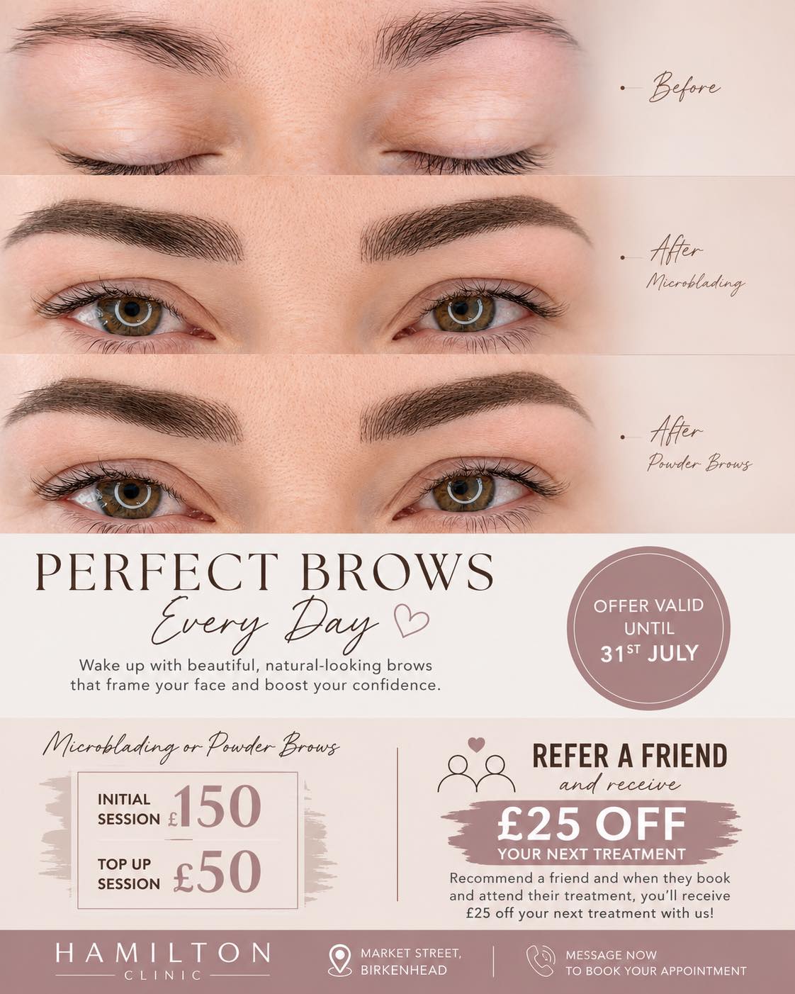 Charlie Louise Semi Permanent Makeup and Beauty Facebook ad
