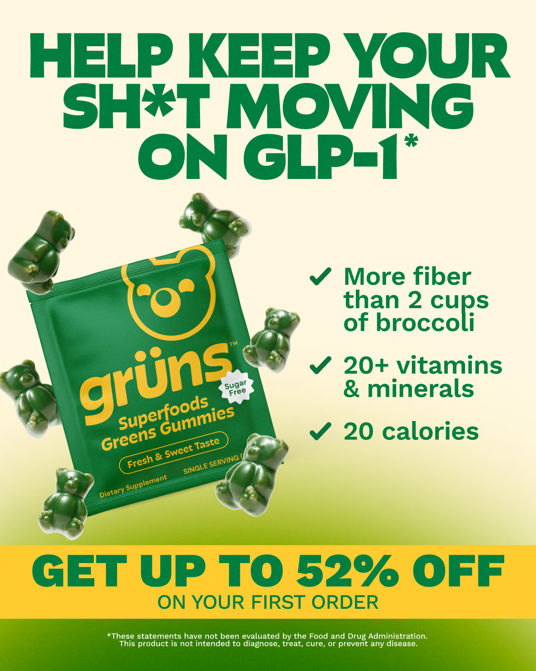 Grüns Facebook ad
