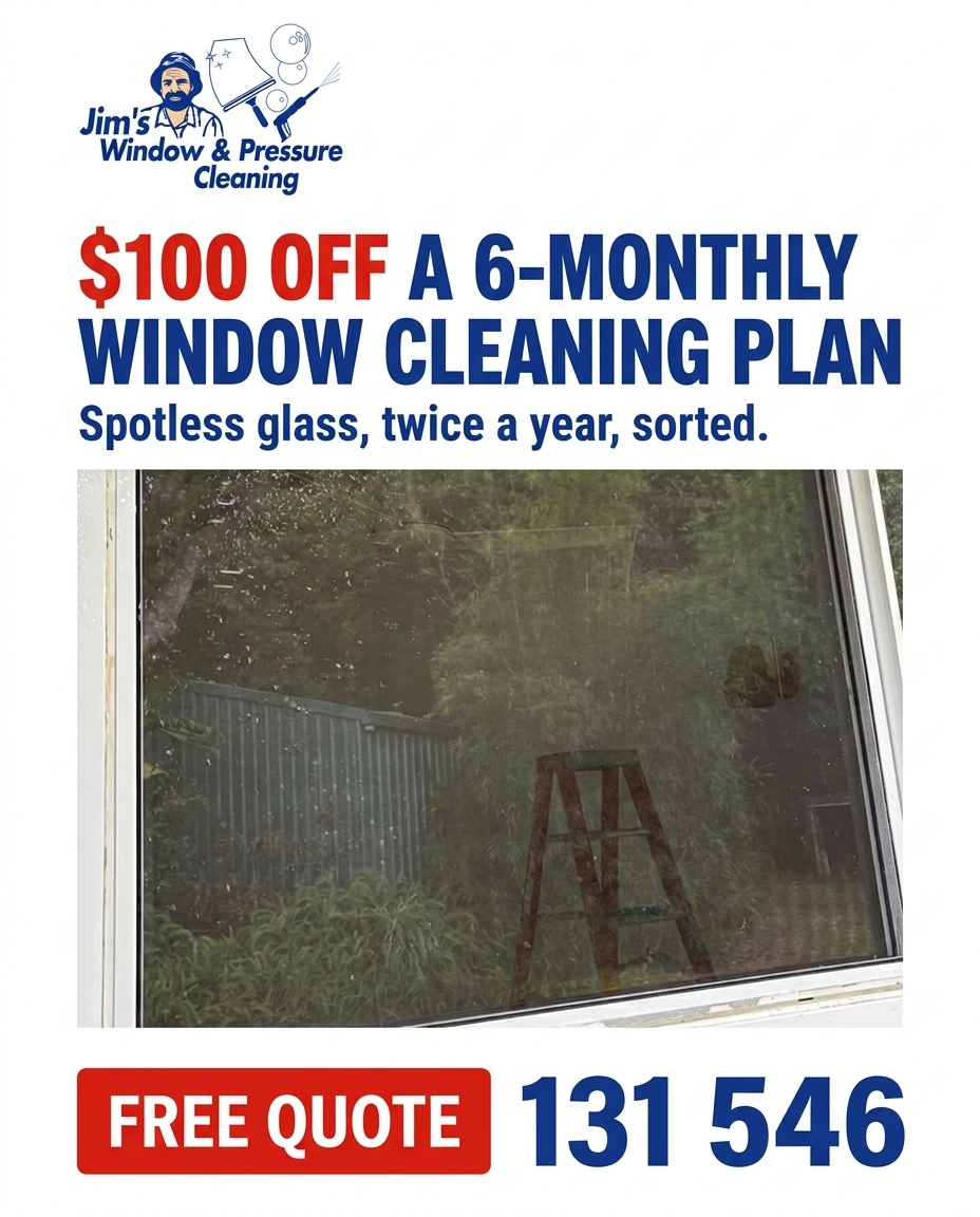 Jim's Window and Pressure Cleaning QLD Facebook ad