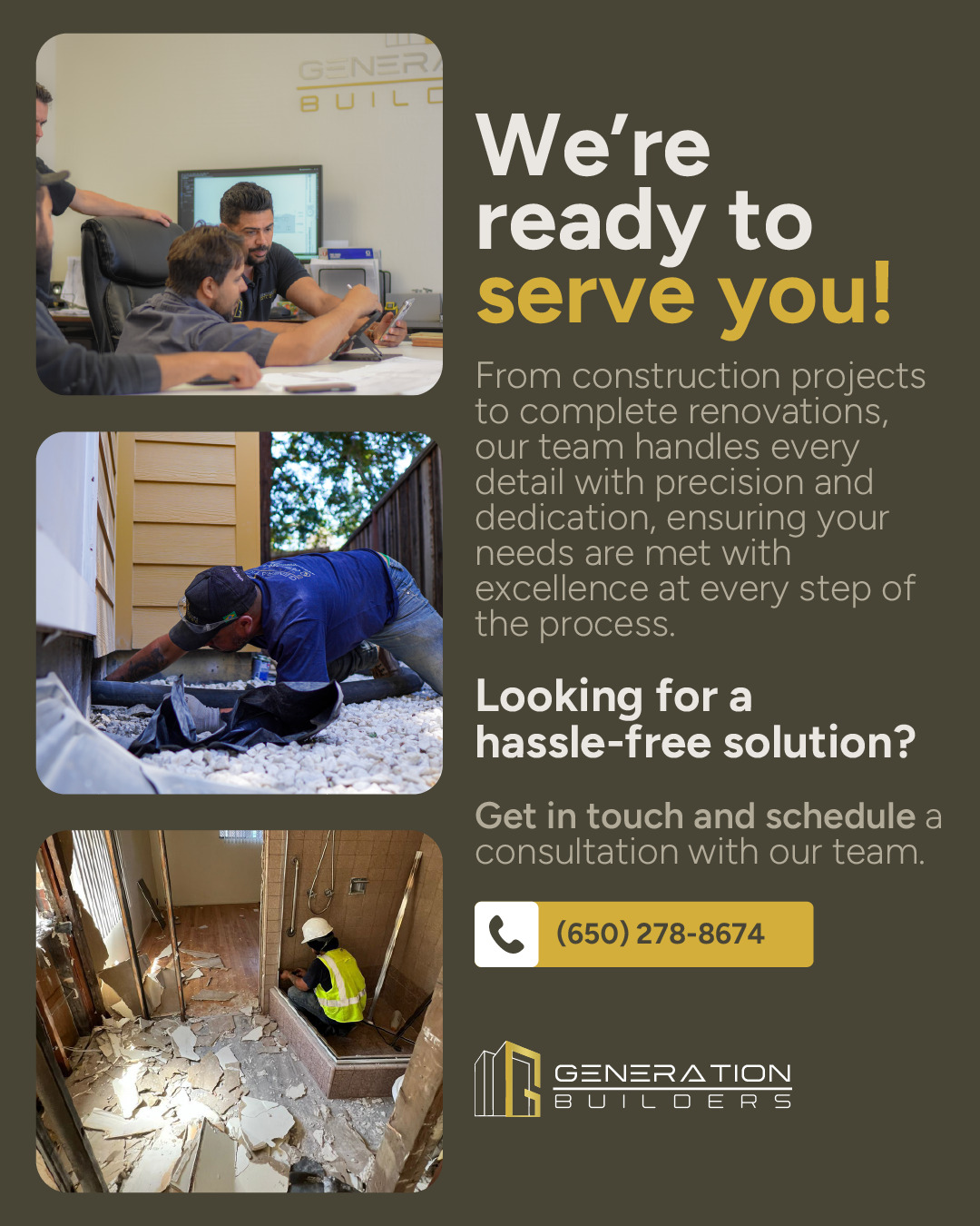 Generation Builders Inc Facebook ad