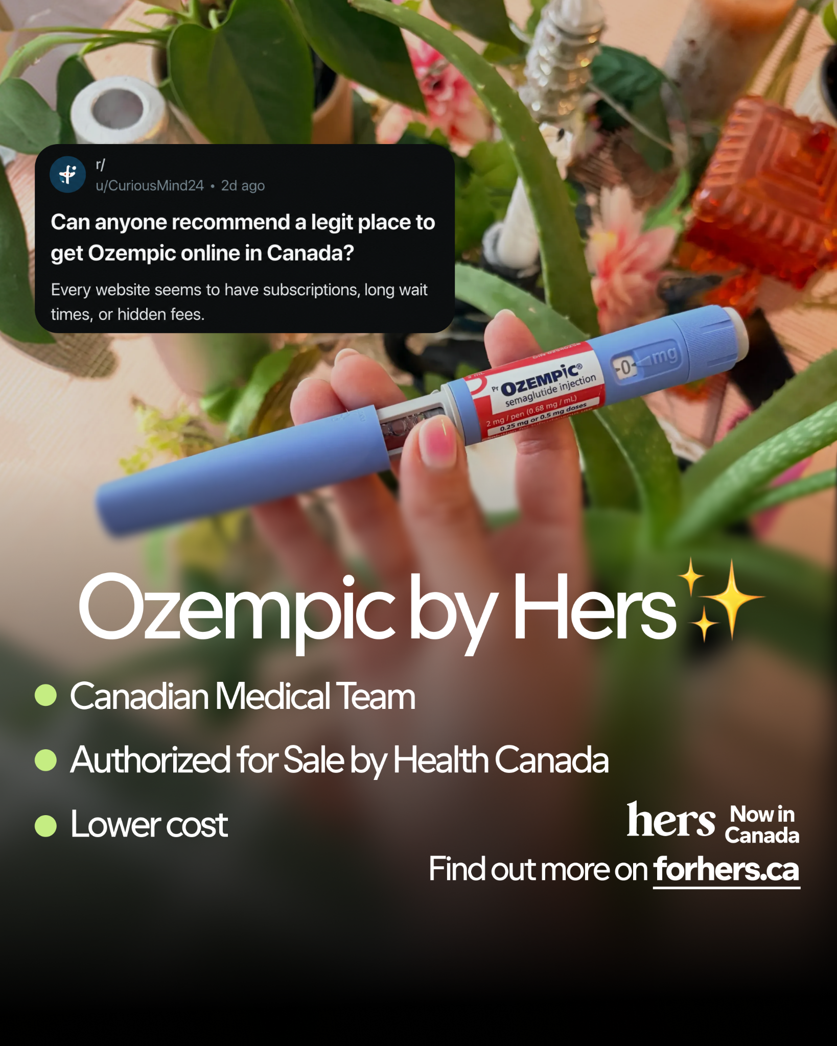 Hers Facebook ad