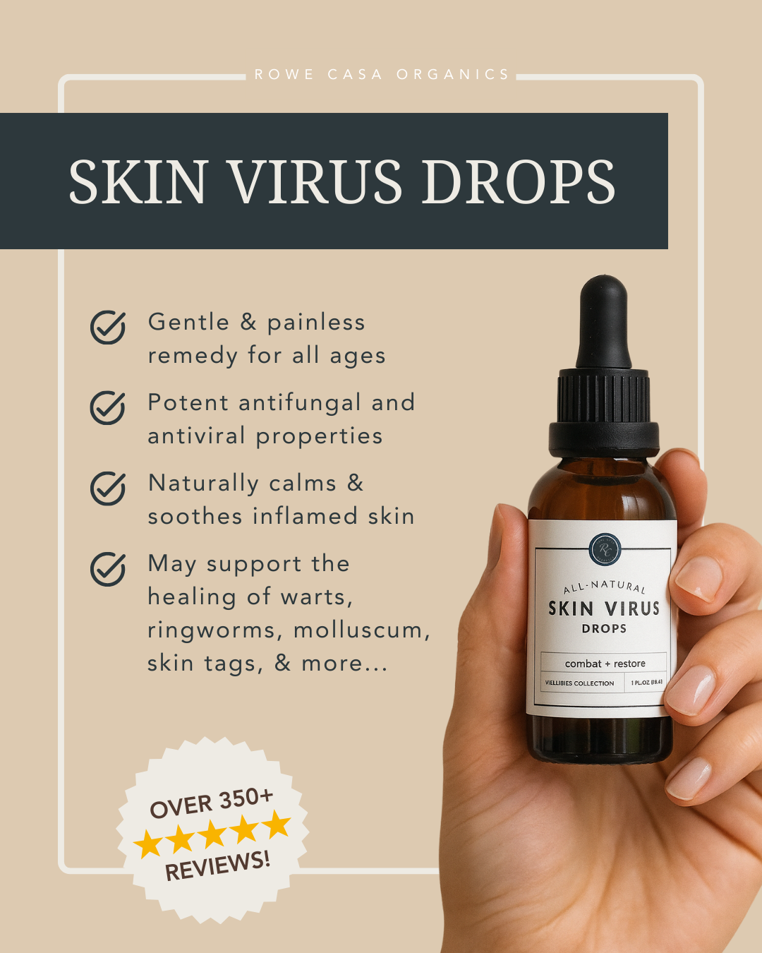 Rowe Casa Organics Facebook ad