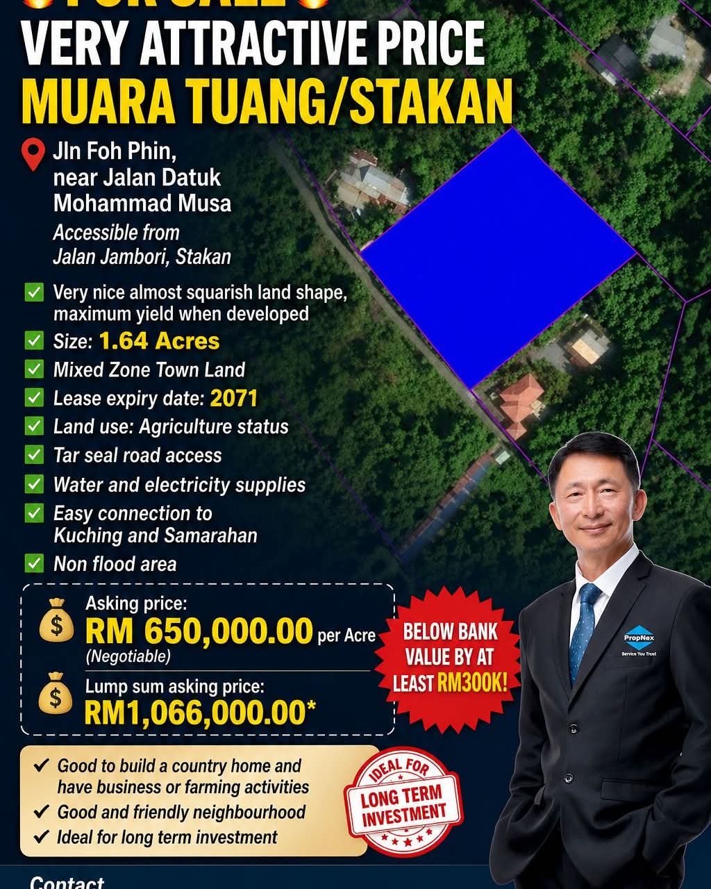 Peter Ling Facebook ad: FOR SALE - Super Attractive Price Muara Tuang/Stakan Jln…