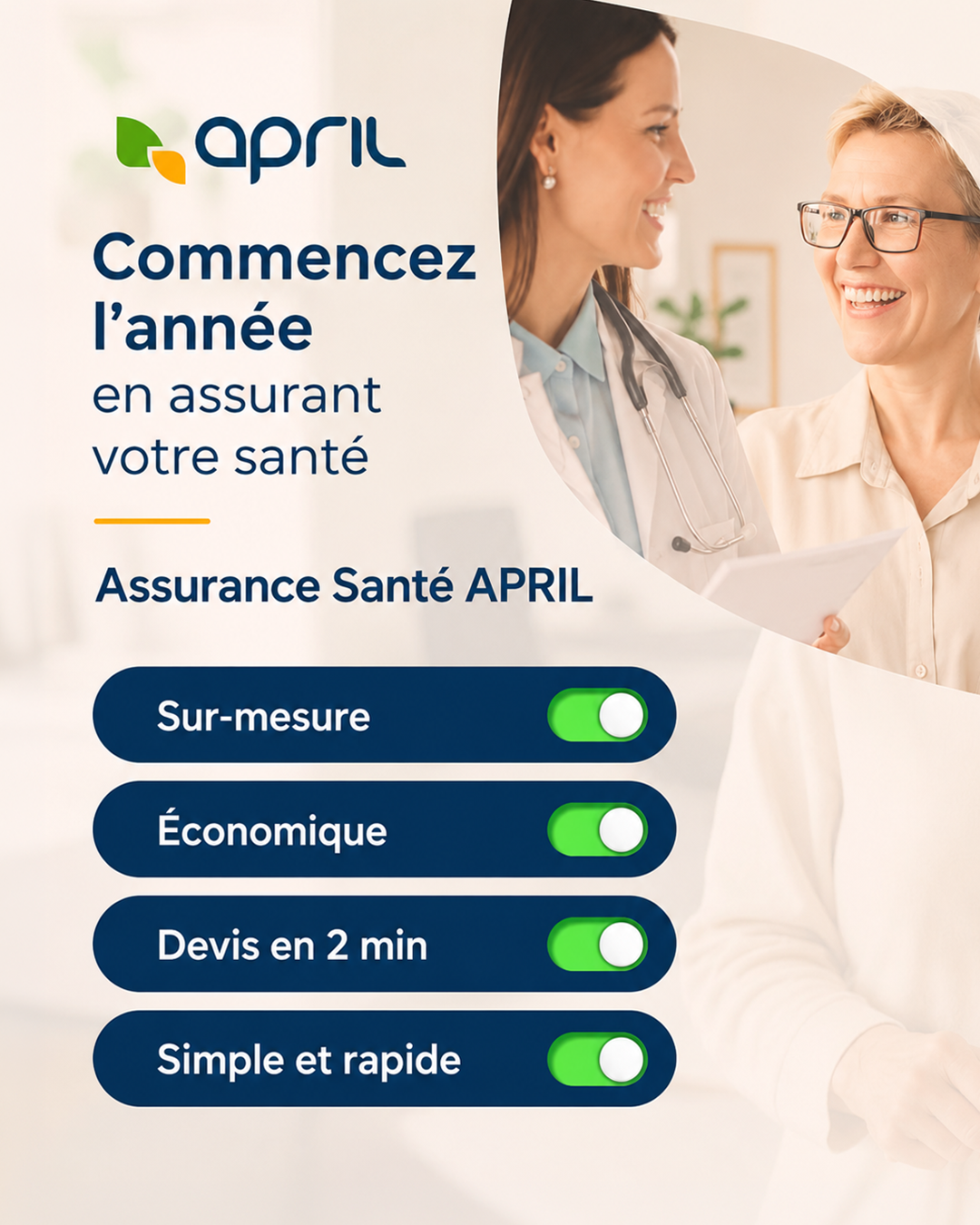 APRIL Facebook ad