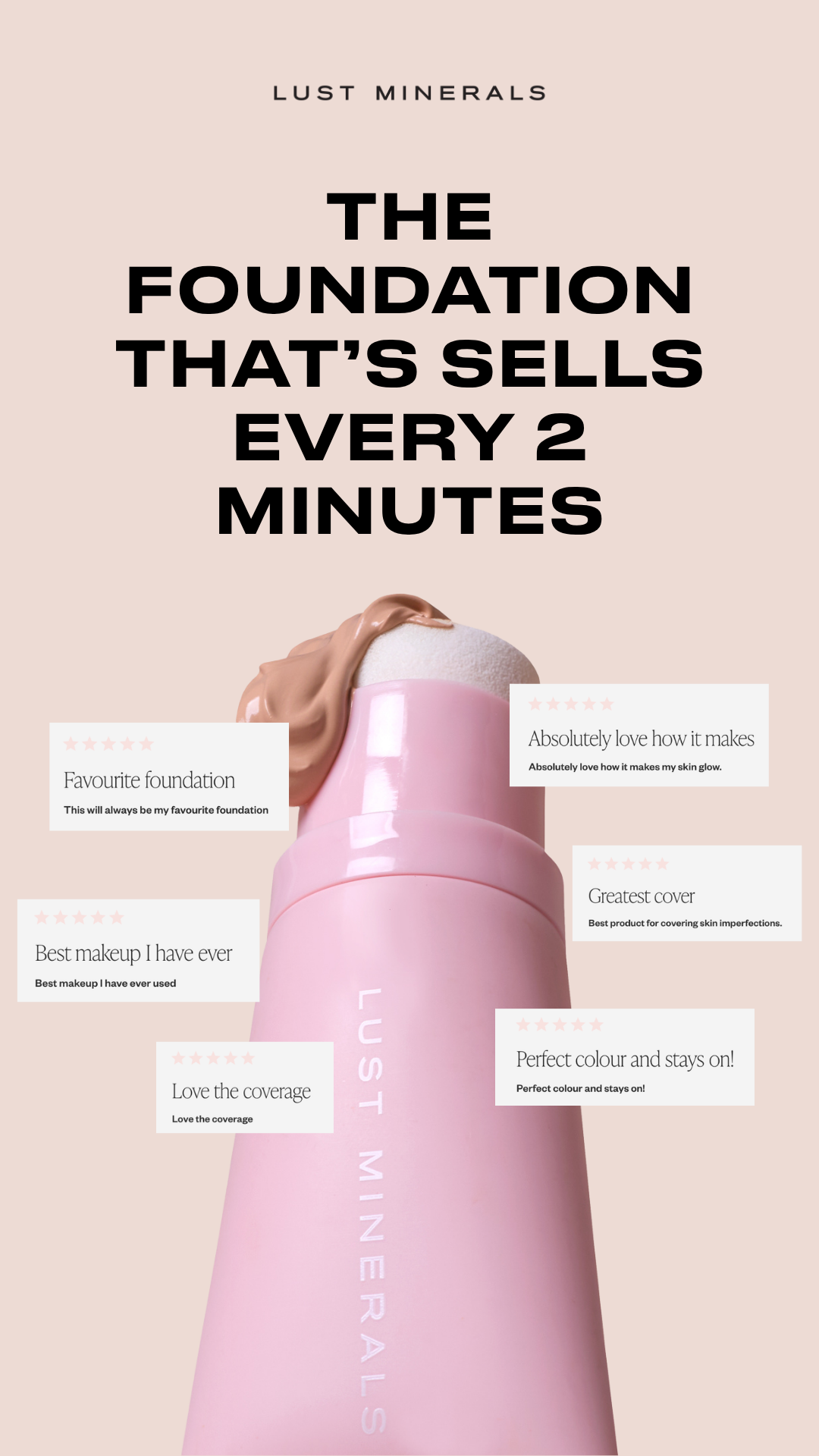 Lust Minerals Facebook ad