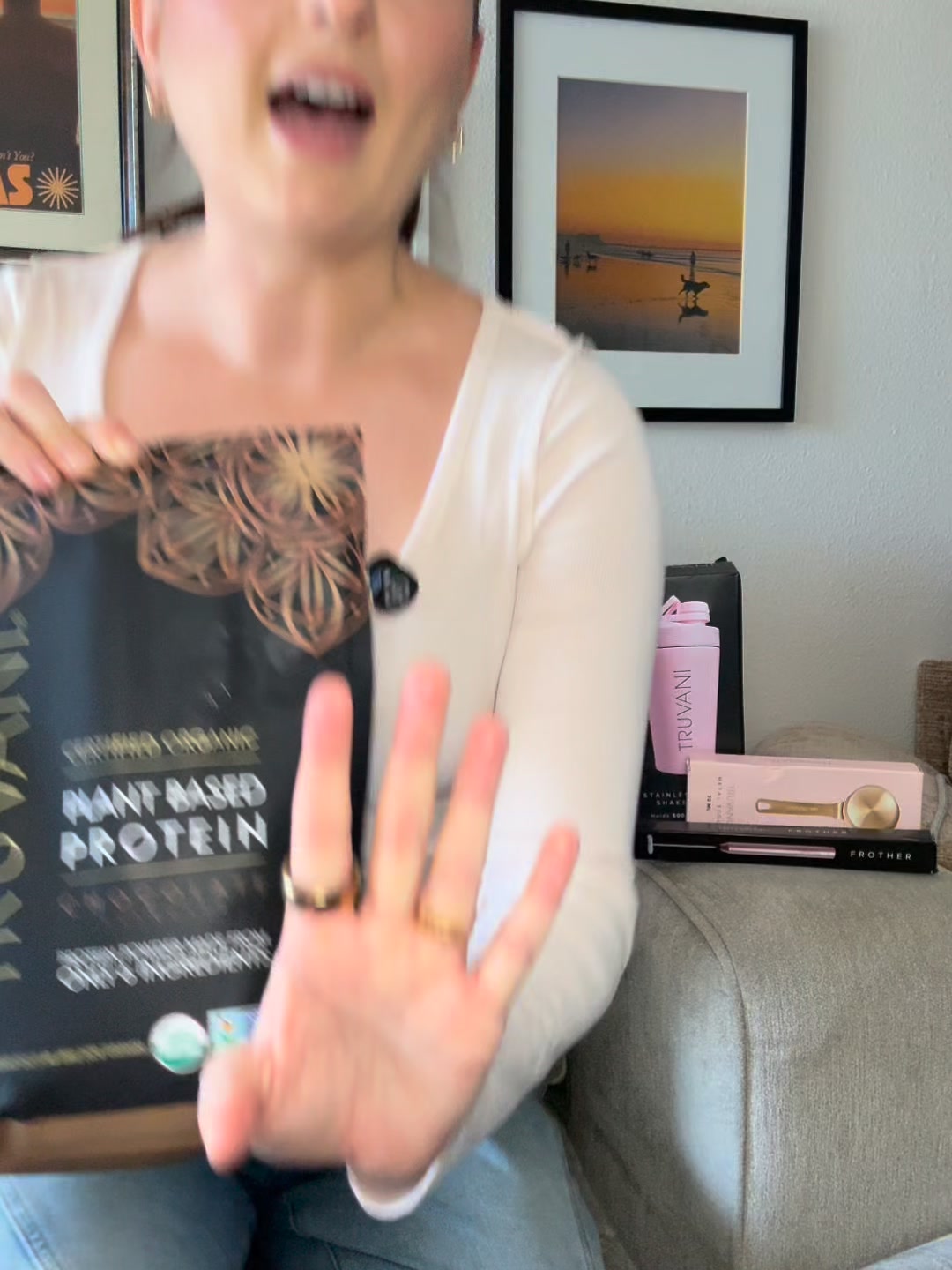 Holistically Stevi Facebook ad: Try The Protein Selling Out at Whole Foods