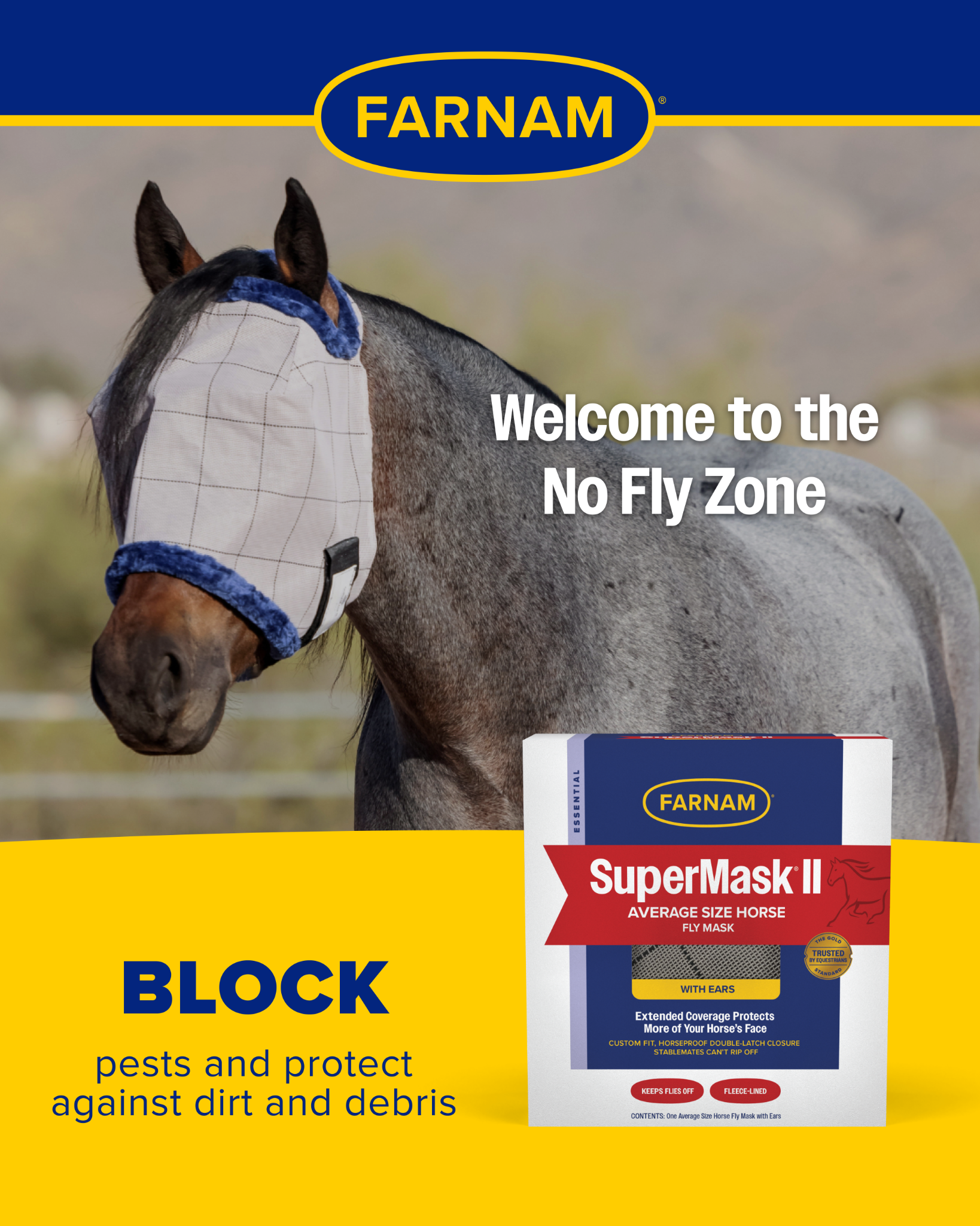 Farnam Horse Facebook ad: Stay ahead of resistance with a strategic fly…