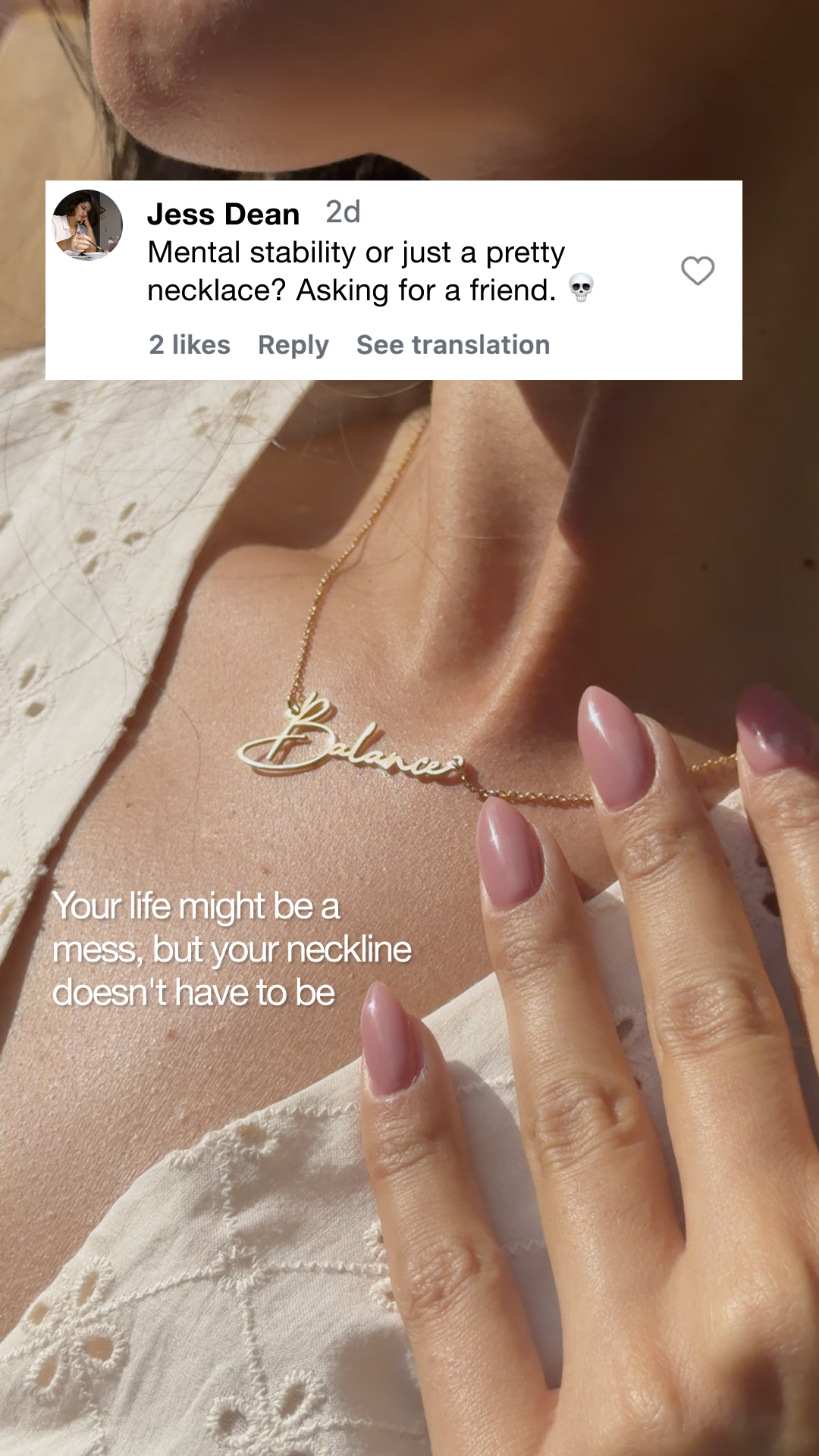 Oak and Luna Facebook ad