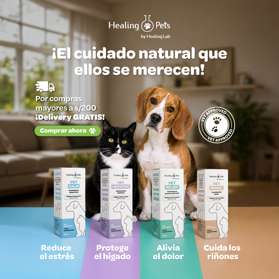 Healing Pets Facebook ad: Compra ahora
