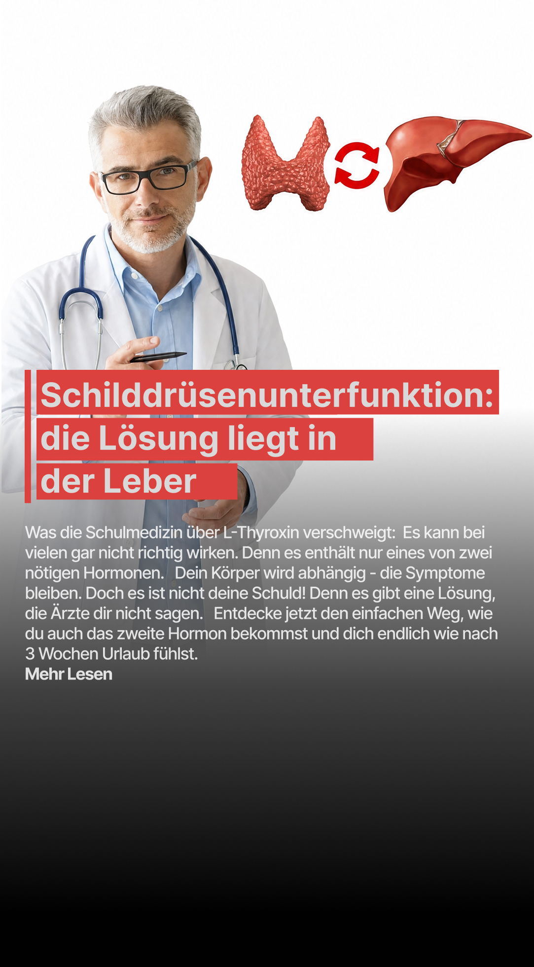 Mission Schilddrüse Facebook ad