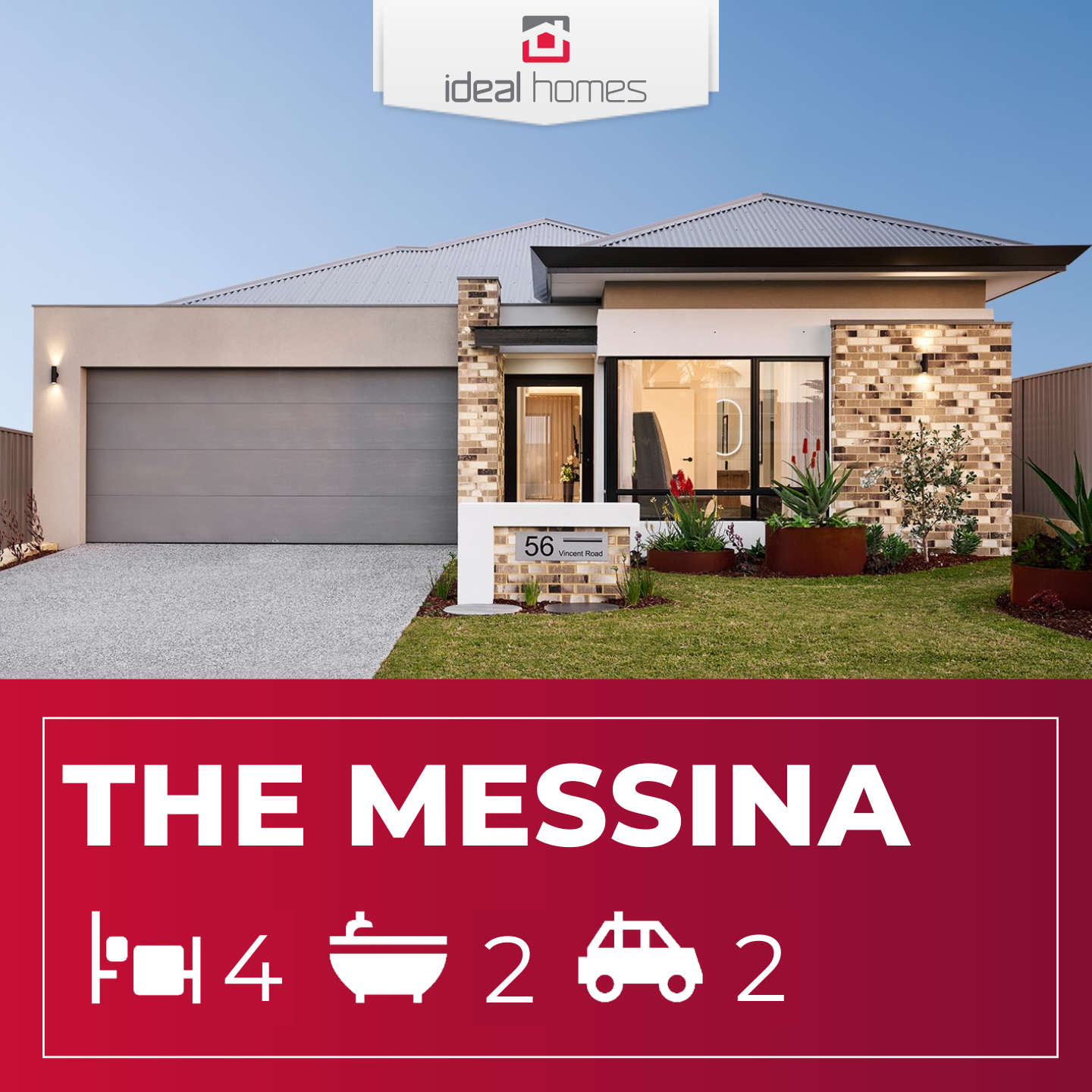 Ideal homes Facebook ad: A HOME OF YOUR OWN