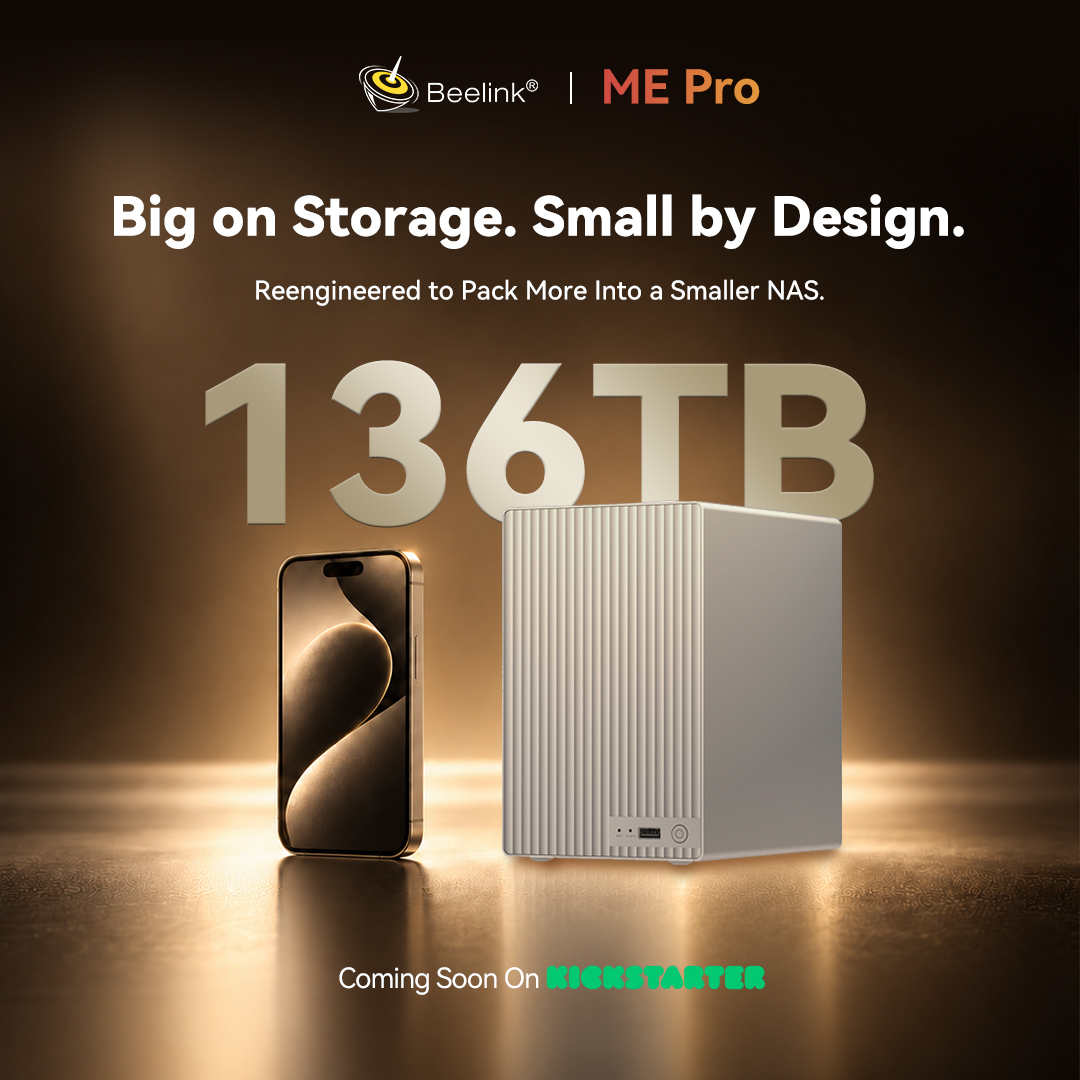 Beelink Facebook ad: Beelink ME Pro - The Ultimate Future-Proof NAS
